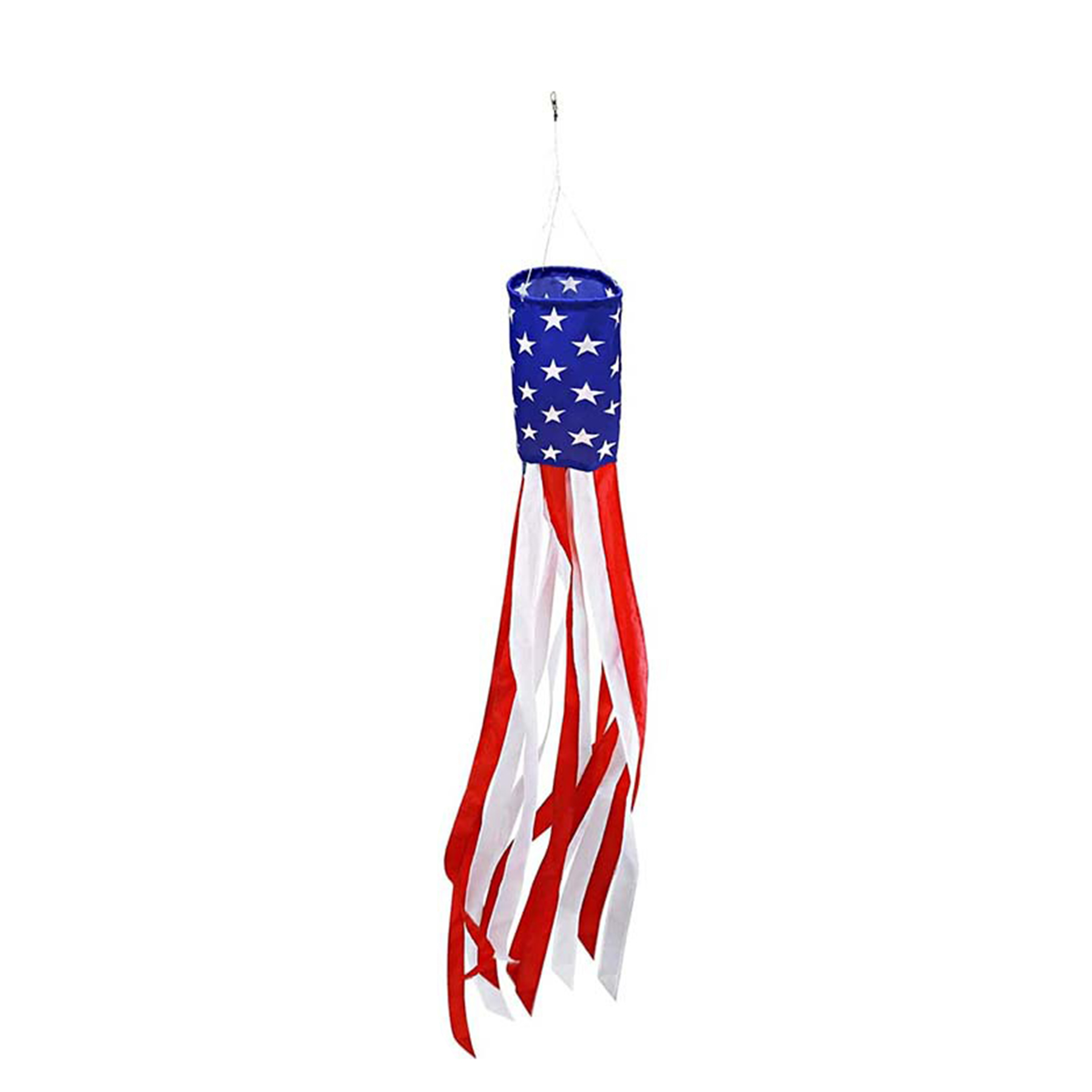 Patriotic Polyester Hanging Windsock — view 2