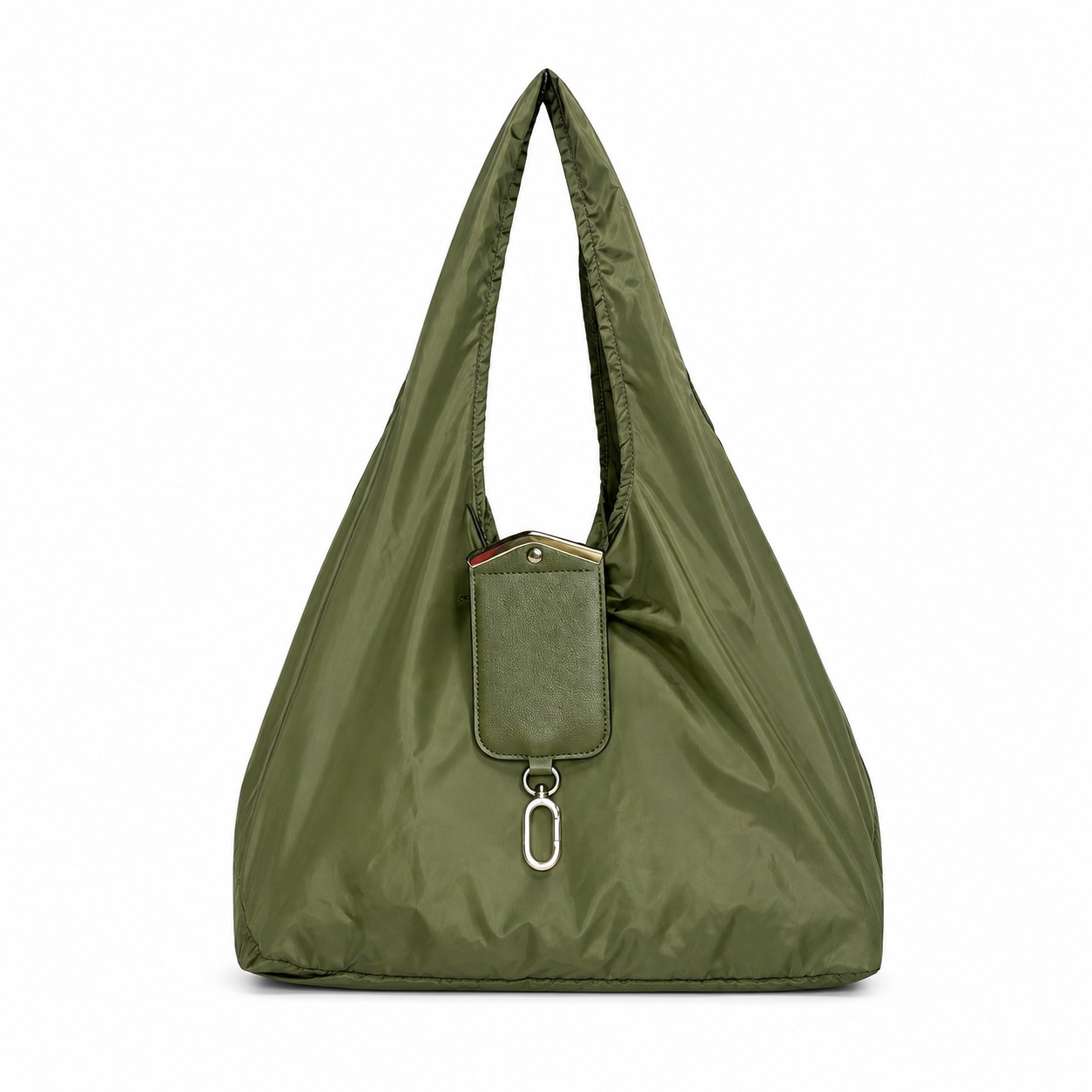 Foldable Nylon Tote Keychain — view 2