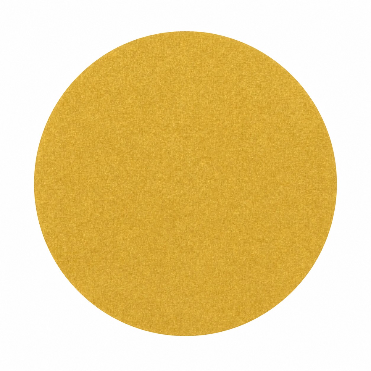Eight Inch Round Fabric Mouse Pad — Brass Gold