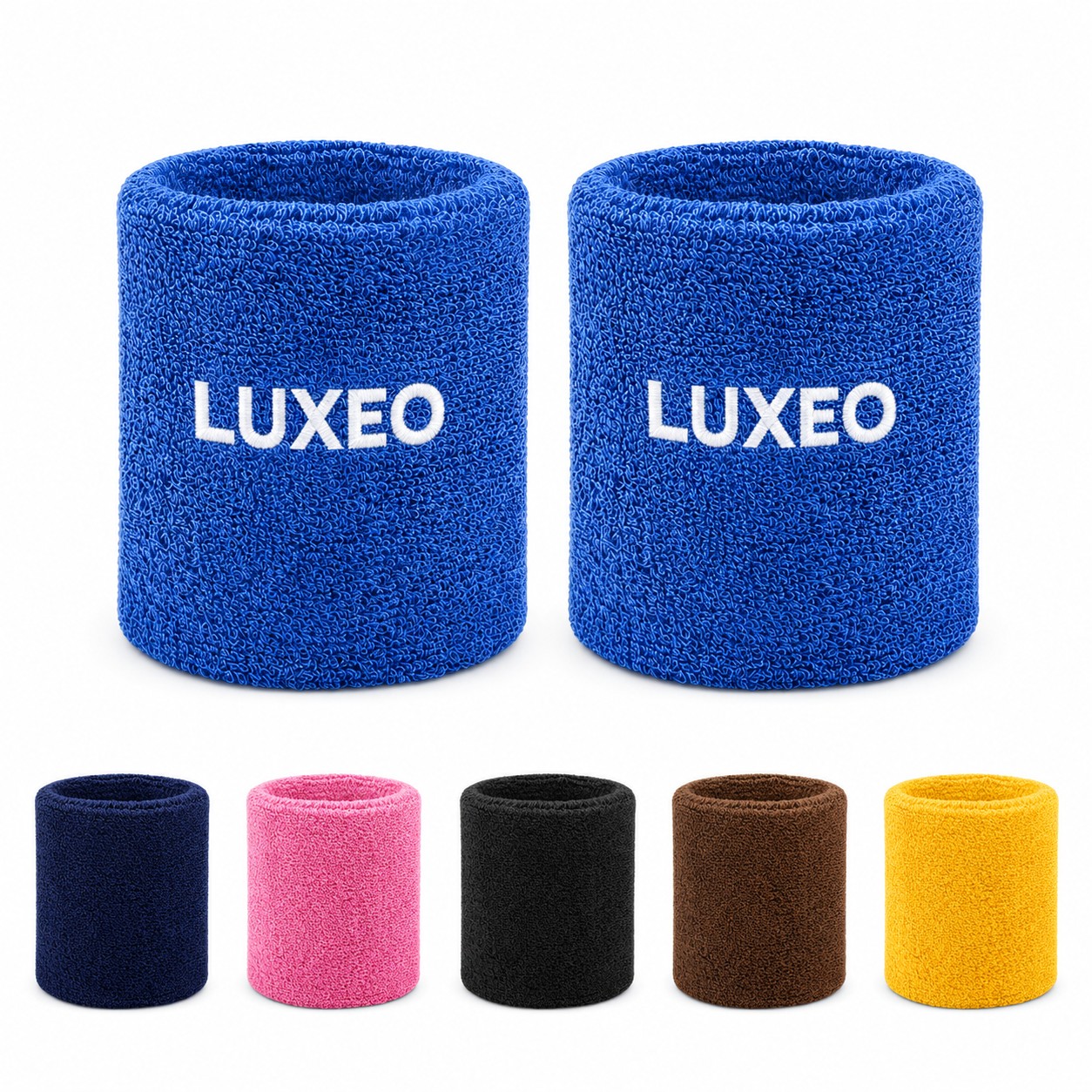 Cotton Terry Workout Wrist Sweatband