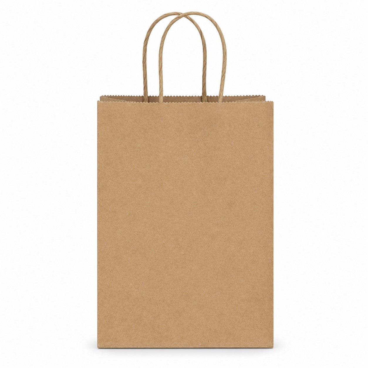 Reinforced Kraft Paper Gift Bag With Handles — view 2