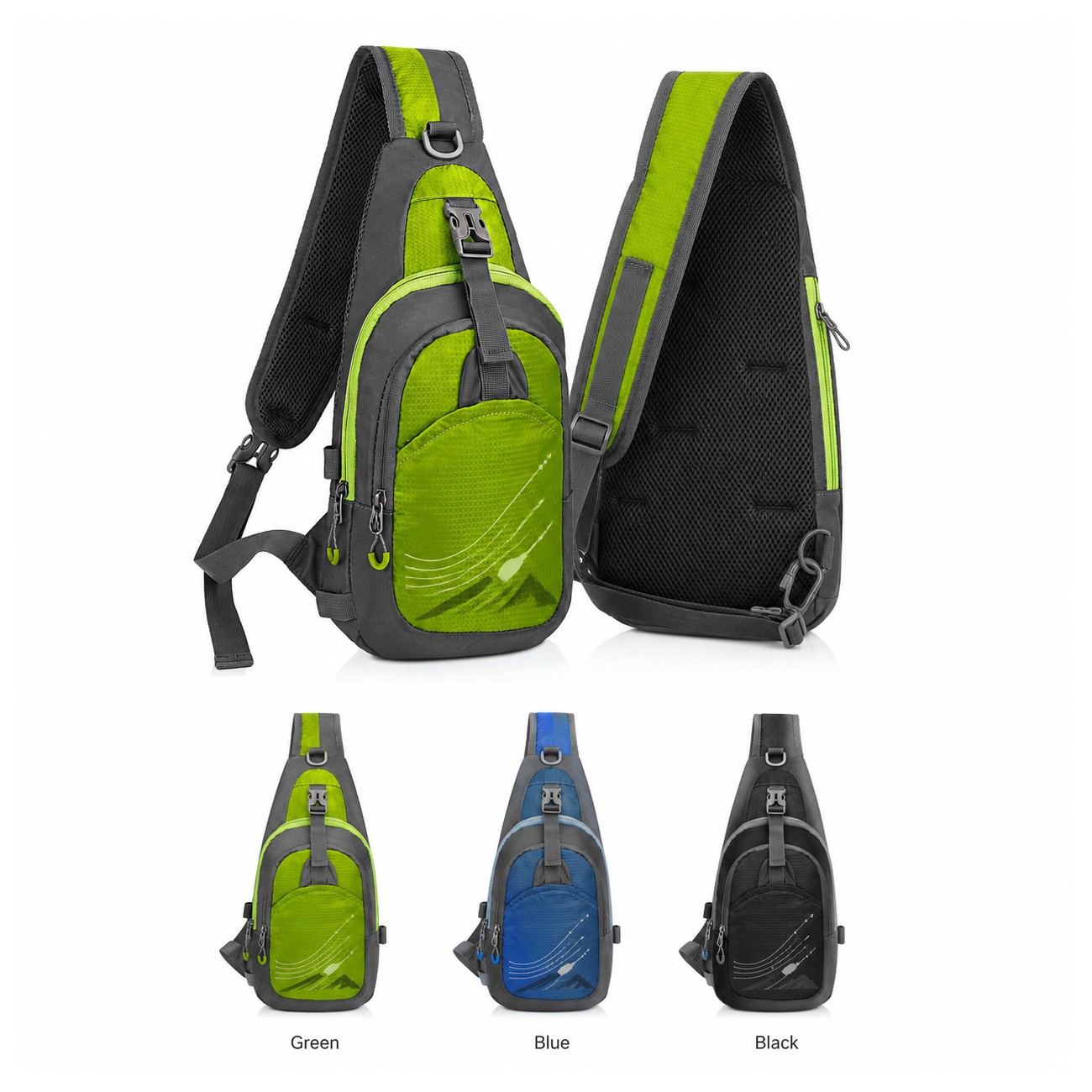 Nylon Tablet Crossbody Sling Bag