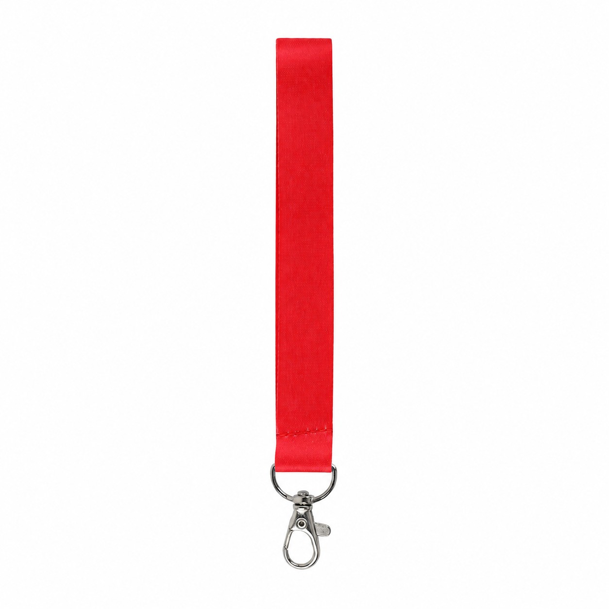 Satin Polyester Wrist Strap Keychain — view 2