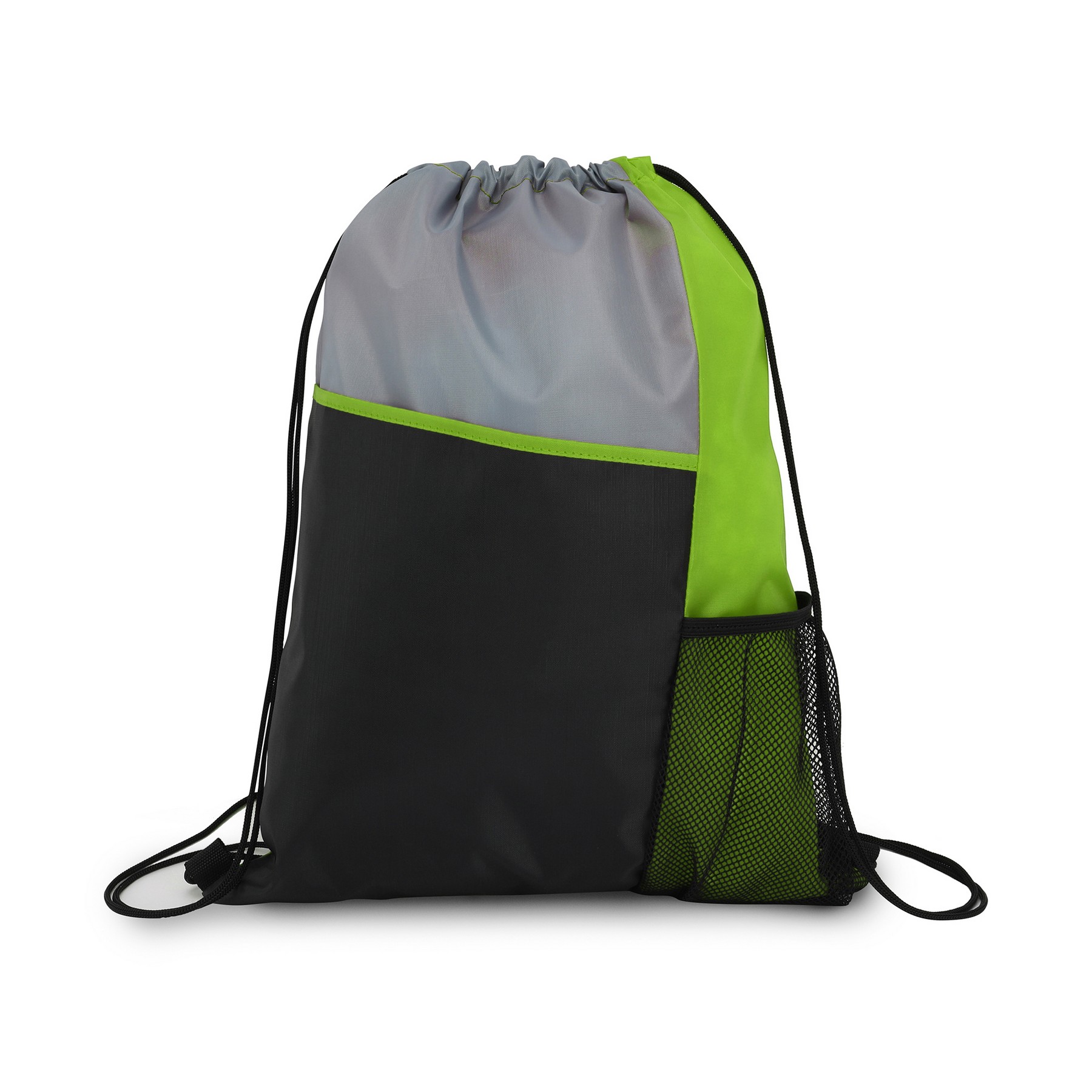 Slant Pocket Drawstring Backpack — view 2