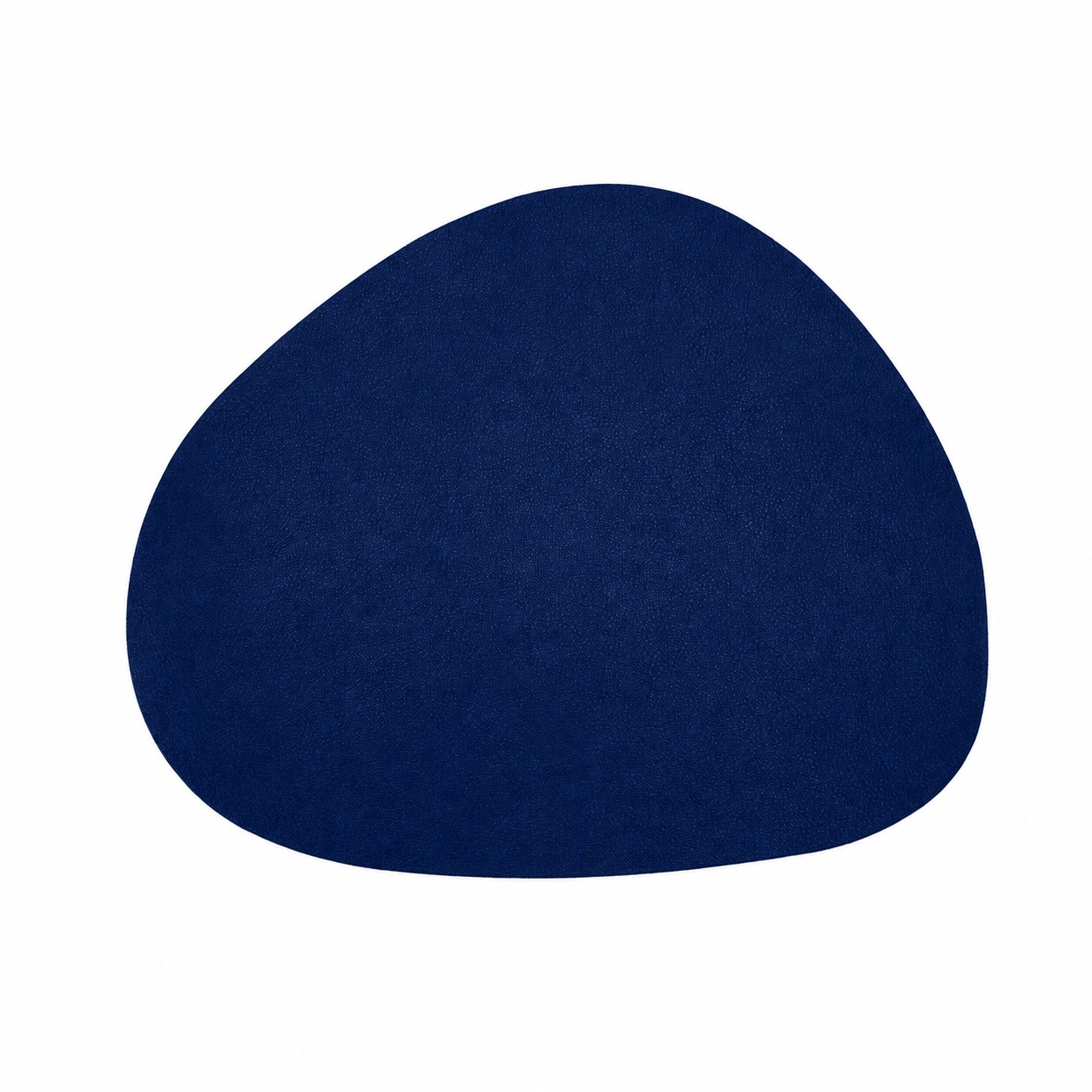 Curved Double-Sided PU Mouse Pad — Navy Blue