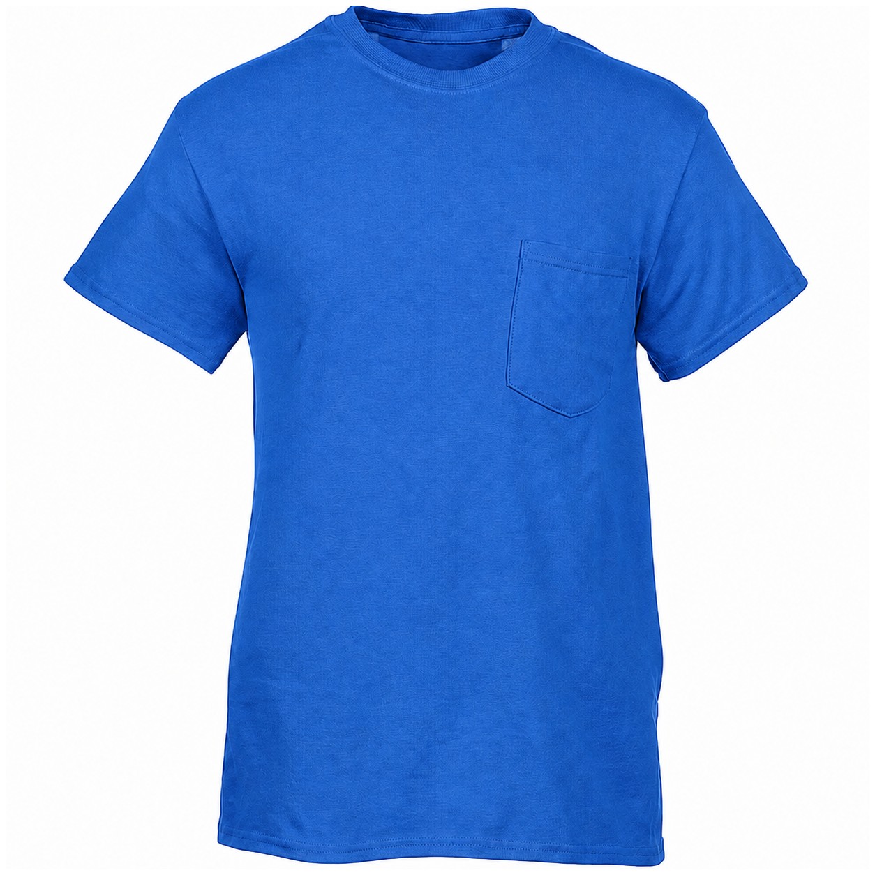 Heavy Cotton Pocket Uniform Tee — Blue