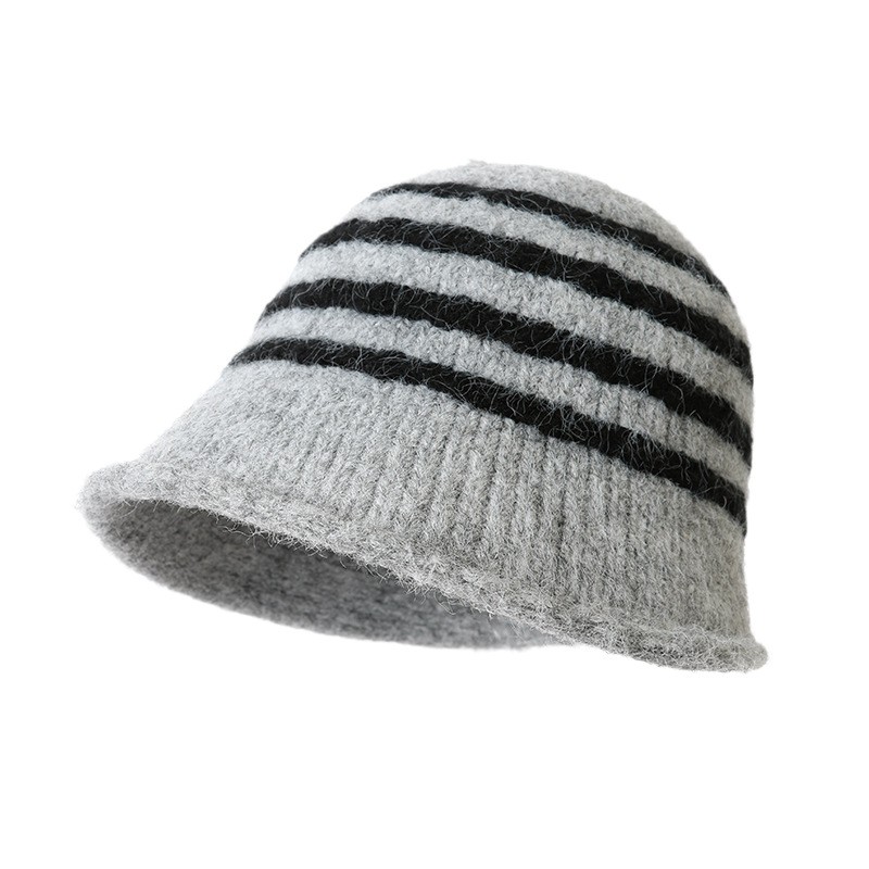 Cotton Striped Fisherman Bucket Hat — view 2