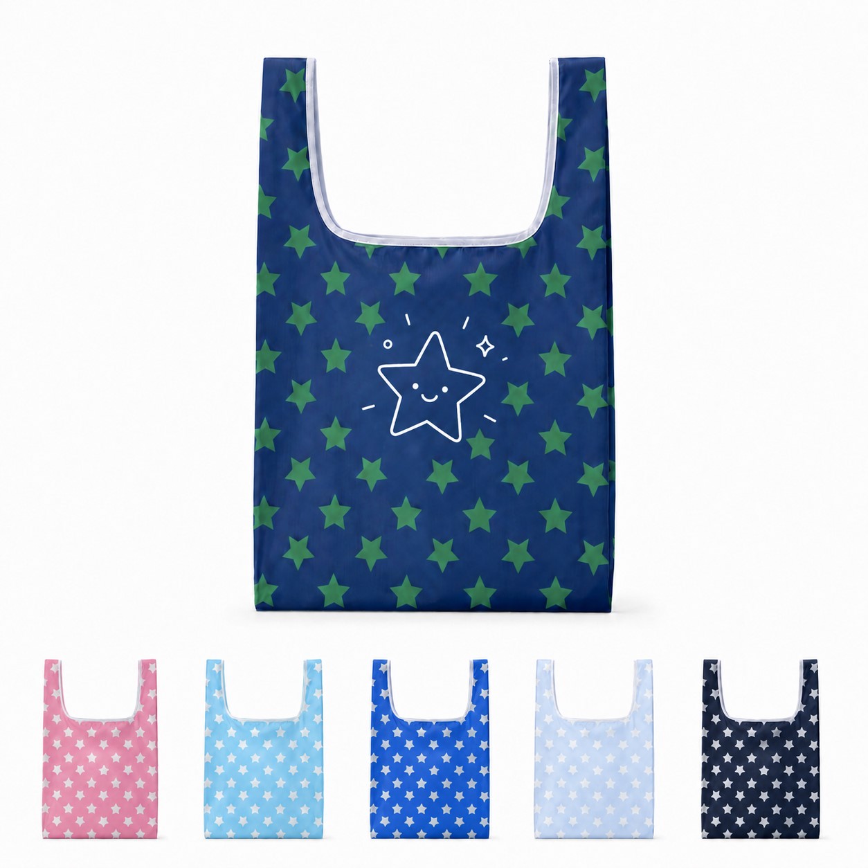 Double-Sewn Oxford Foldaway Grocery Bag