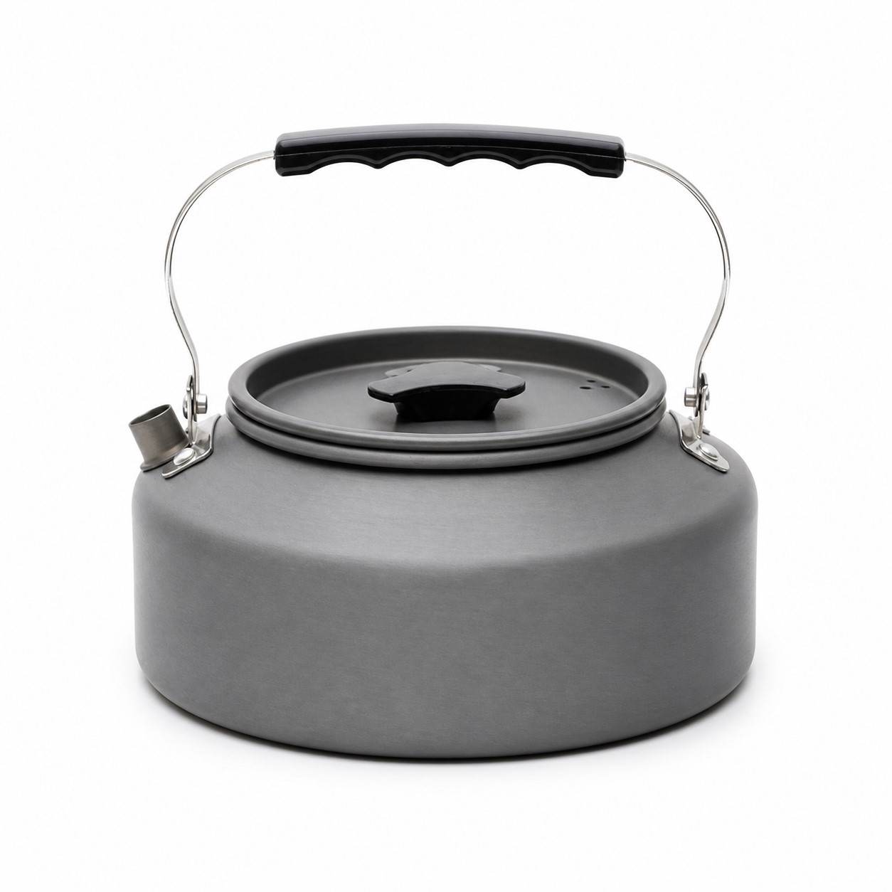 Foldable Handle Aluminum Camp Kettle — view 2