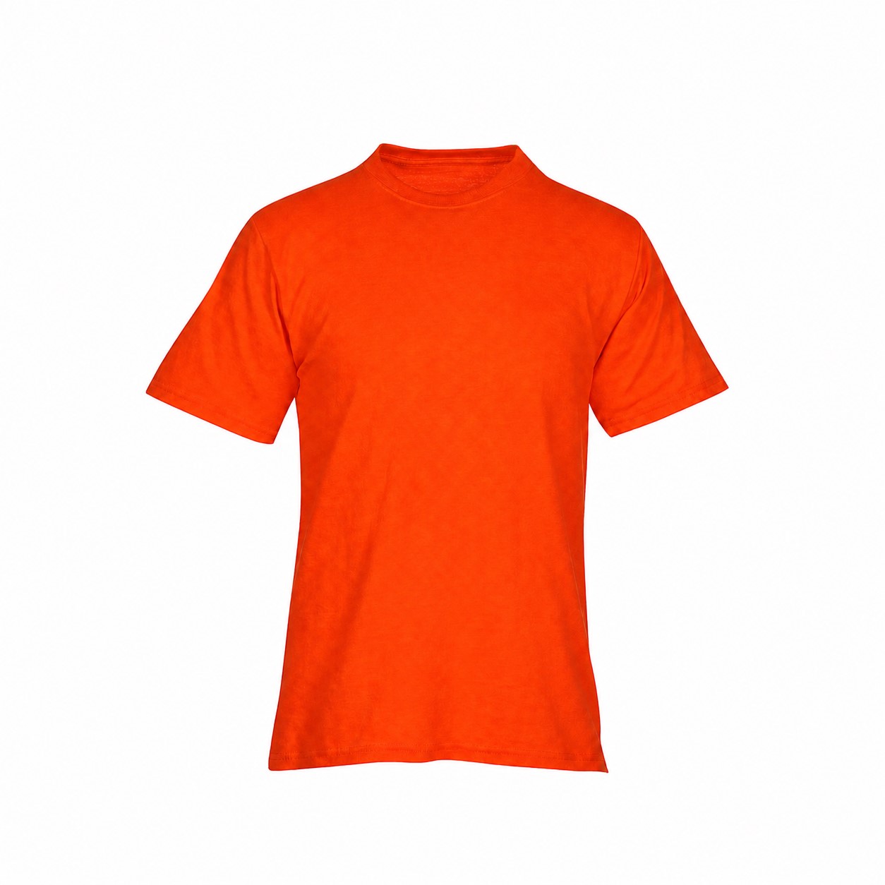 Classic Cotton Screen T Shirt — Orange