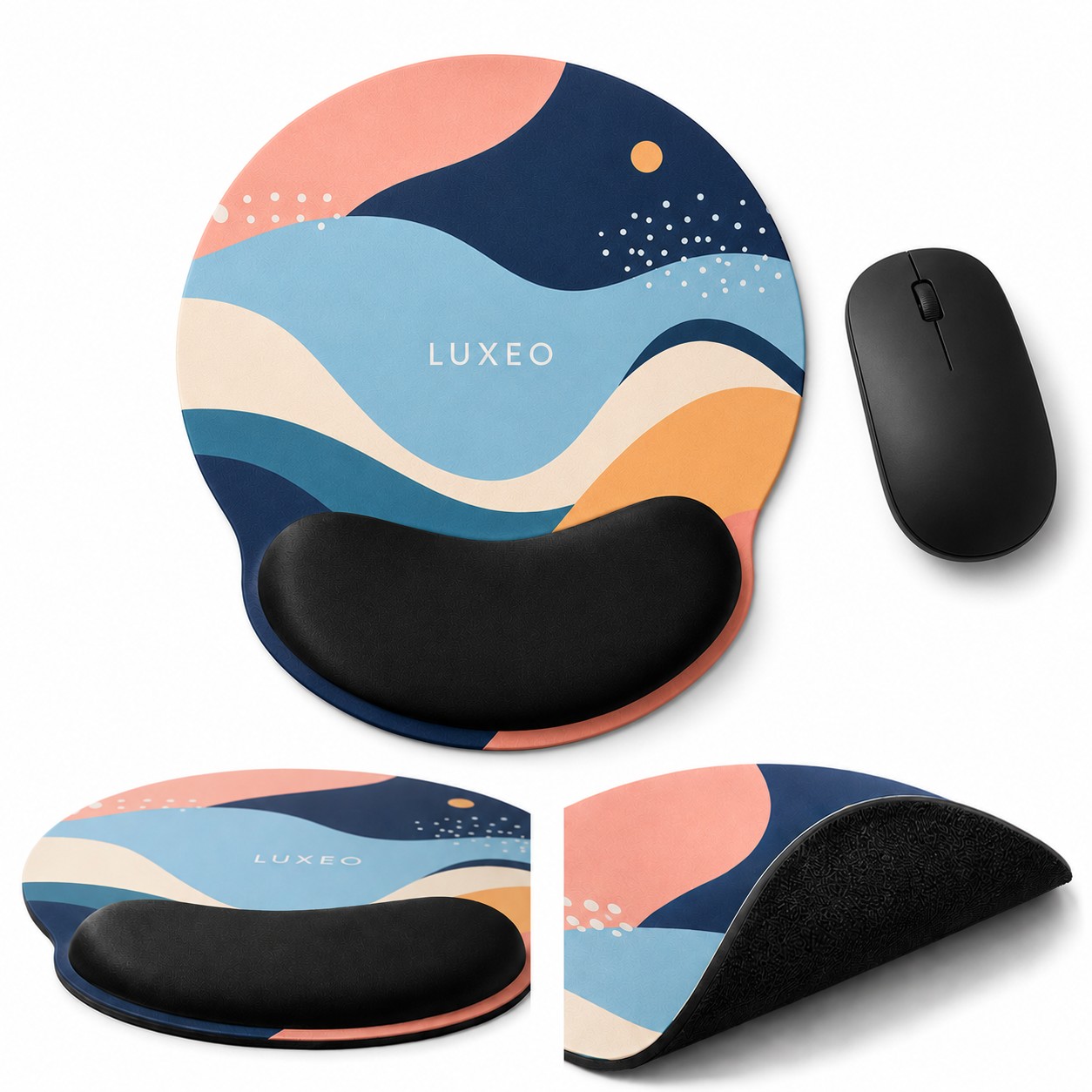 Ergonomic Gel Wrist Rest Mouse Pad