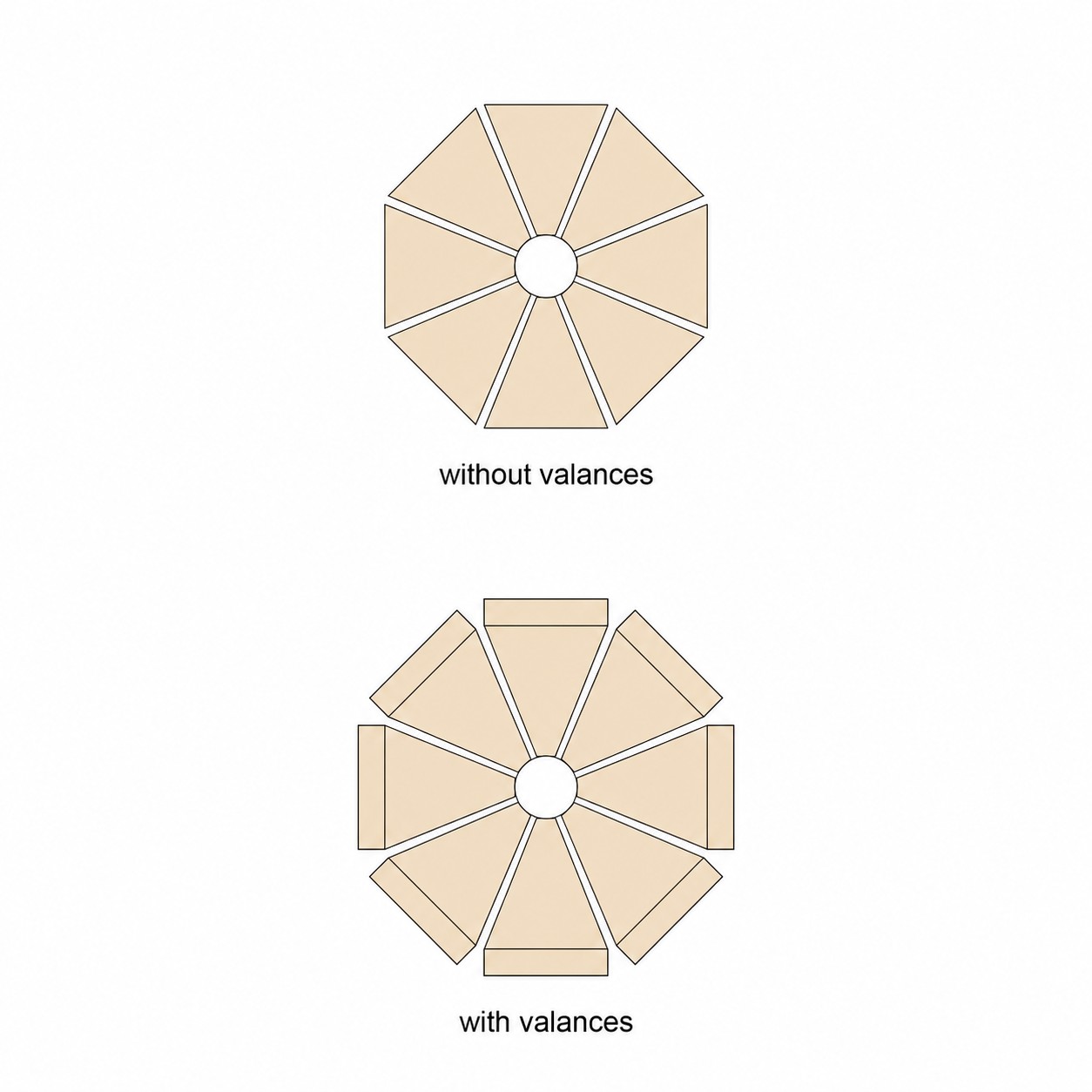 9-Foot Crank Tilt Patio Umbrella — Beige