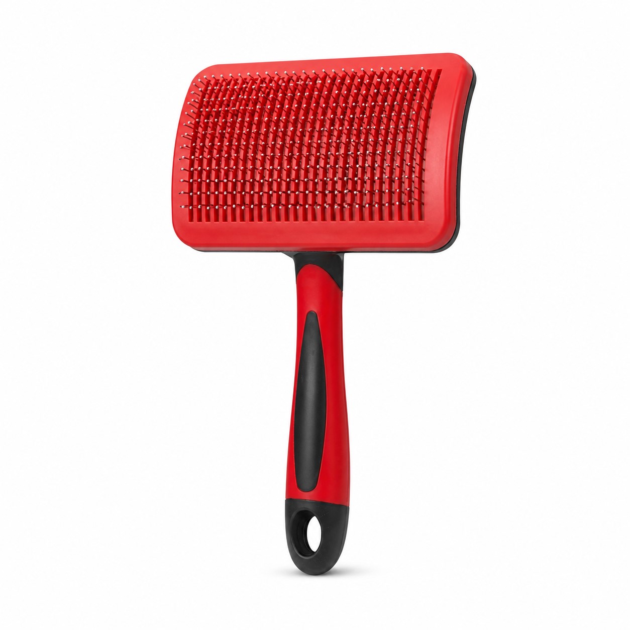Wide TPR Pet Deshedding Brush With Fur Release — view 2