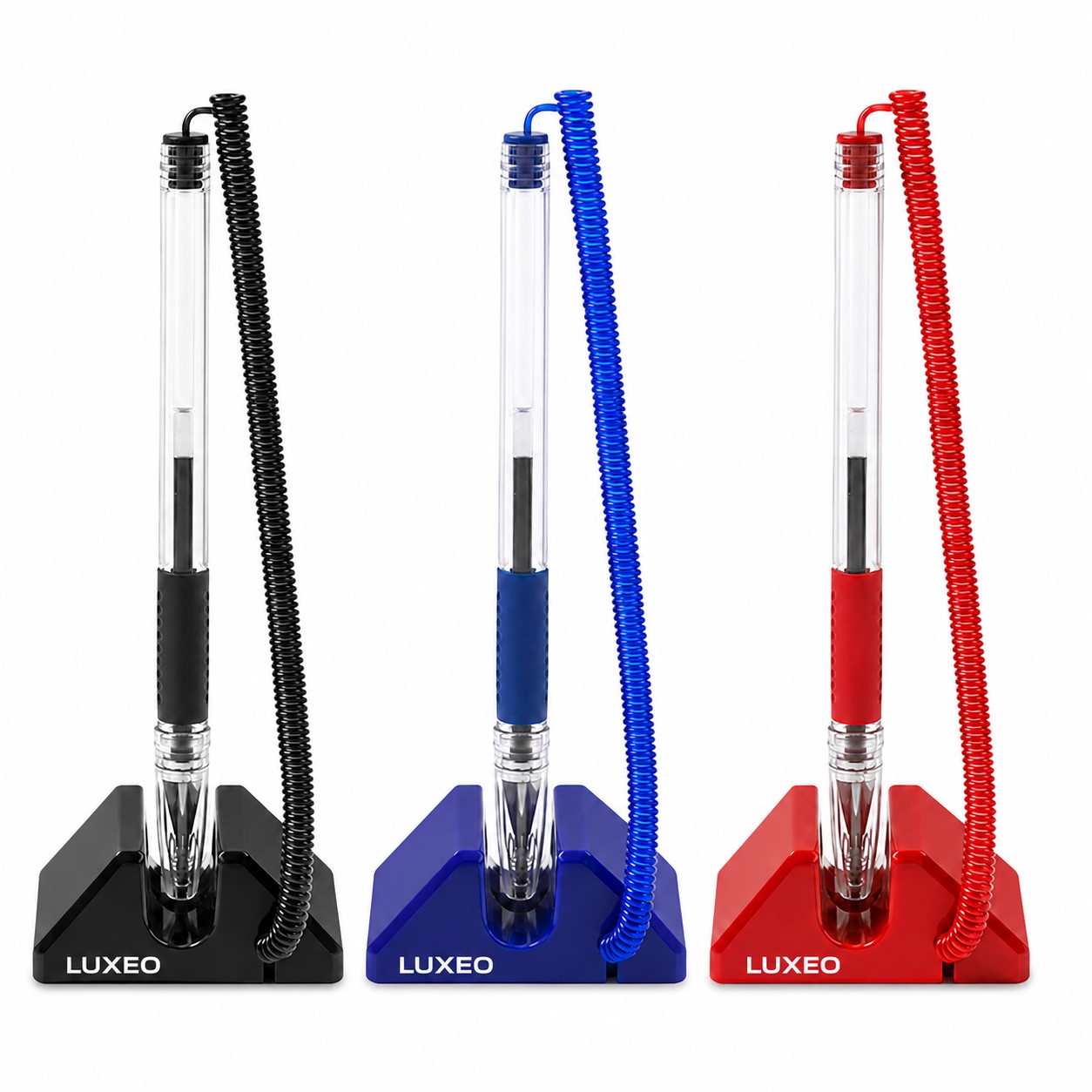 Counter Gel Pen With Adhesive Base And Tether