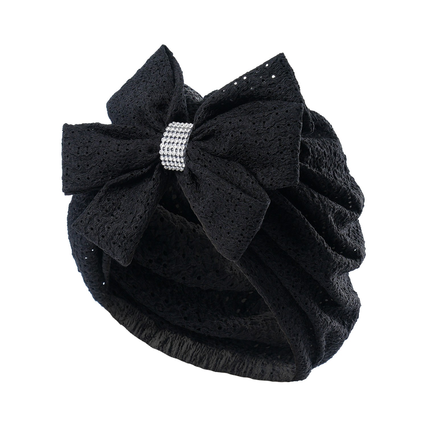 Polyester Bow Turban Hat — view 2
