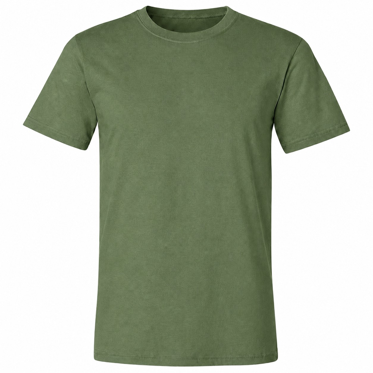 Ringspun Cotton Crewneck T-Shirt — Green