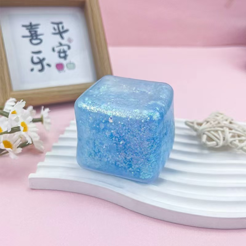 Custom Squishy Cube Stress Reliever Toy — view 5