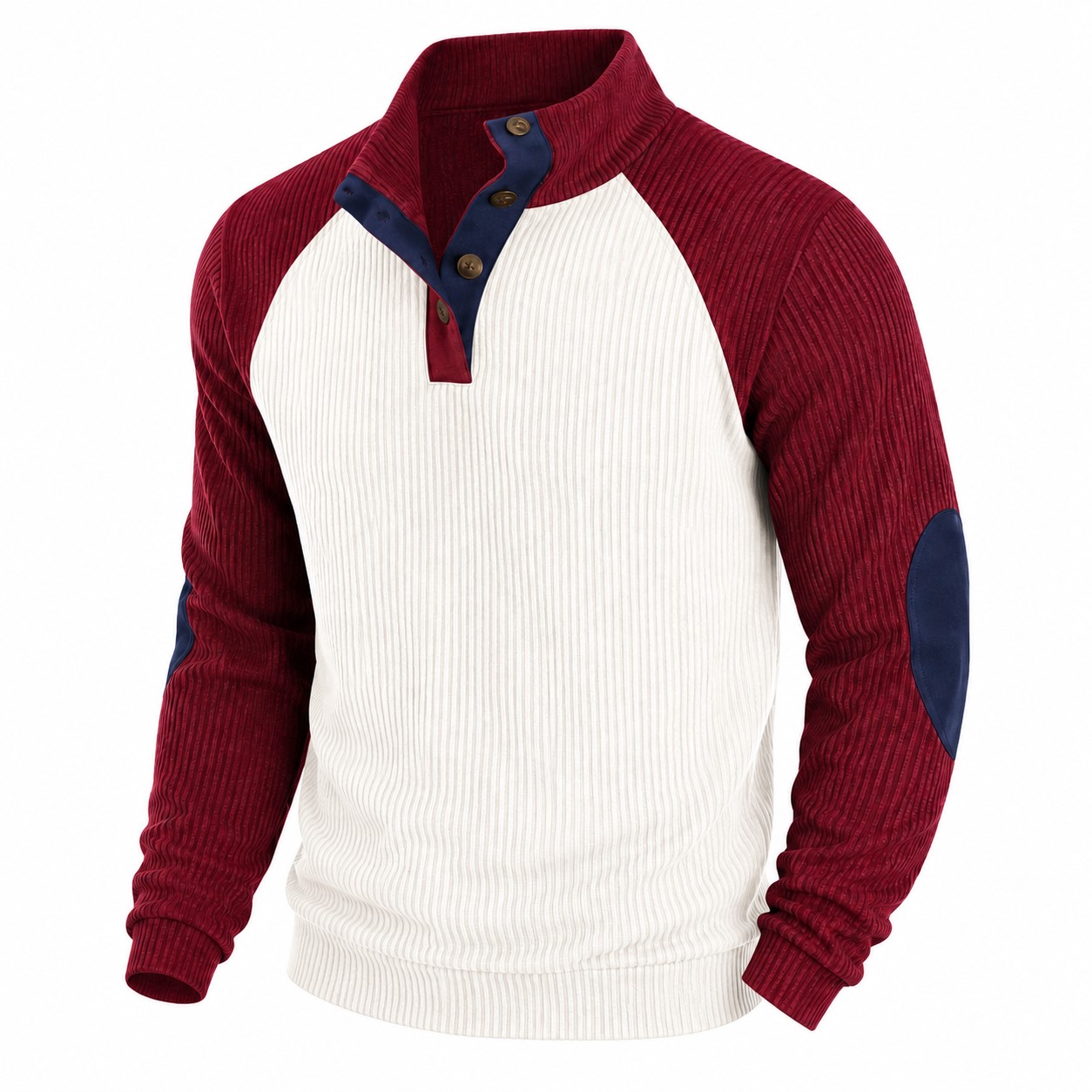 Western Fleece Quarter Zip Pullover — Clear White