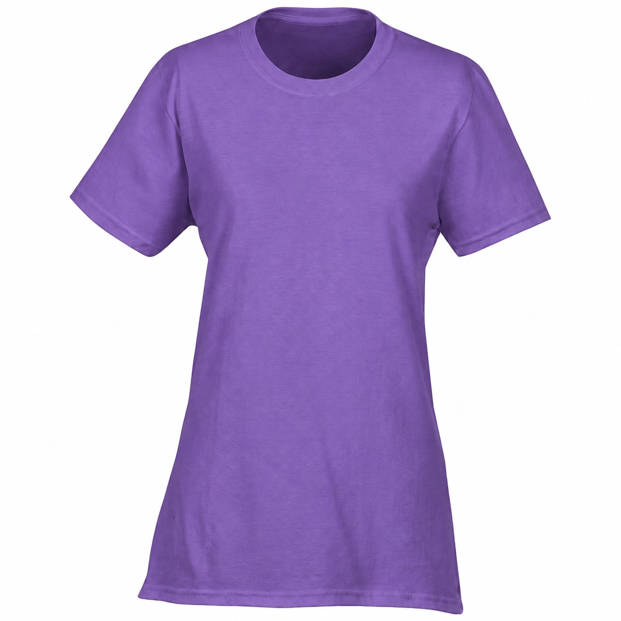 Ladies Blend Short Sleeve Tee — Purple
