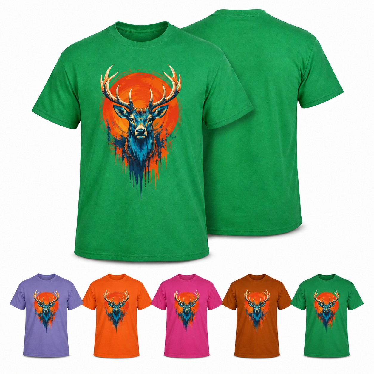 Heavy Cotton Crew Neck T-Shirt