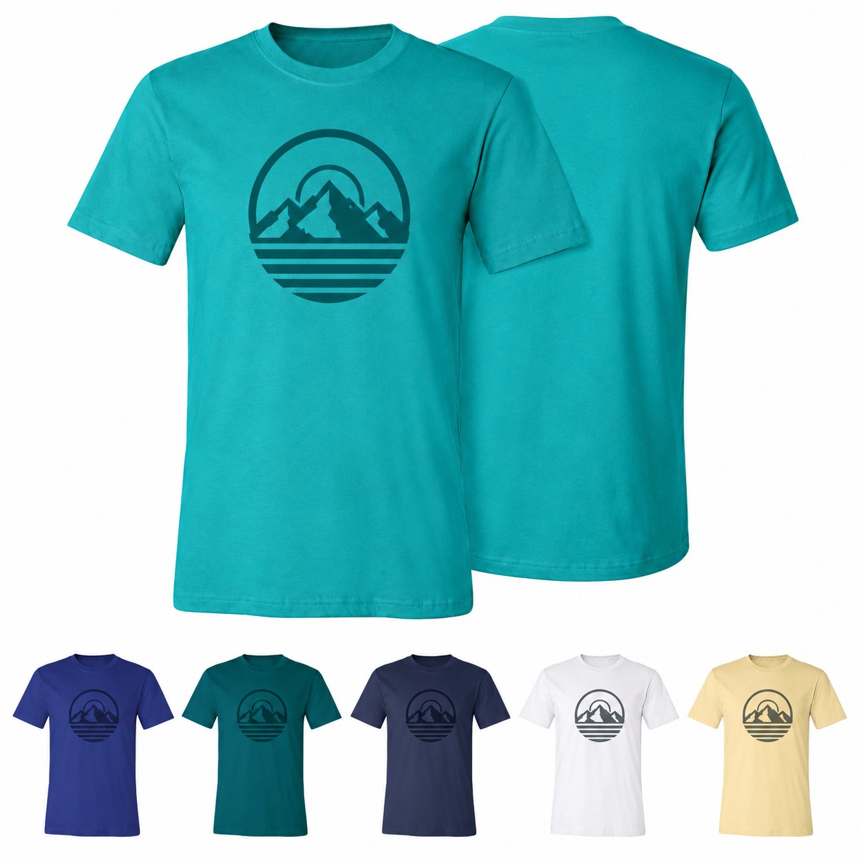 Combed Cotton Crewneck T Shirt