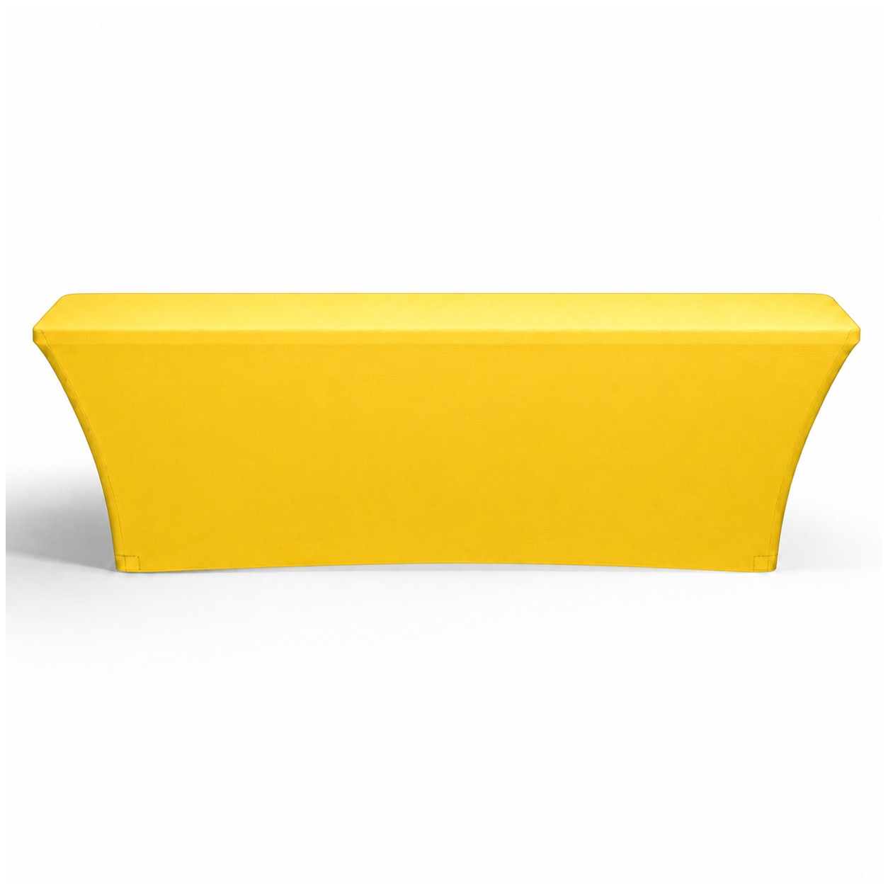 8-Foot Standard Stretch Table Cover — Yellow