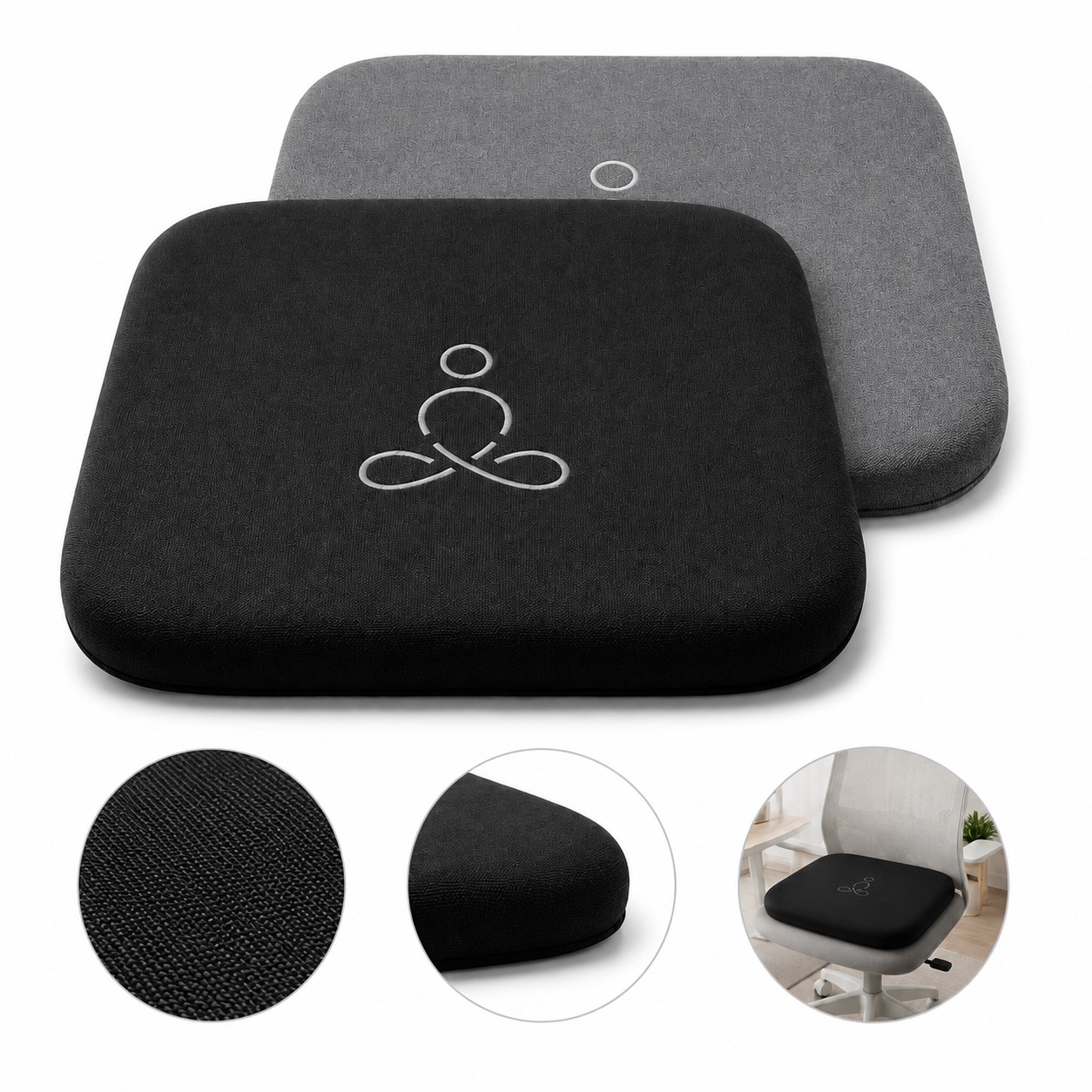 Slow Rebound Memory Foam Seat Cushion