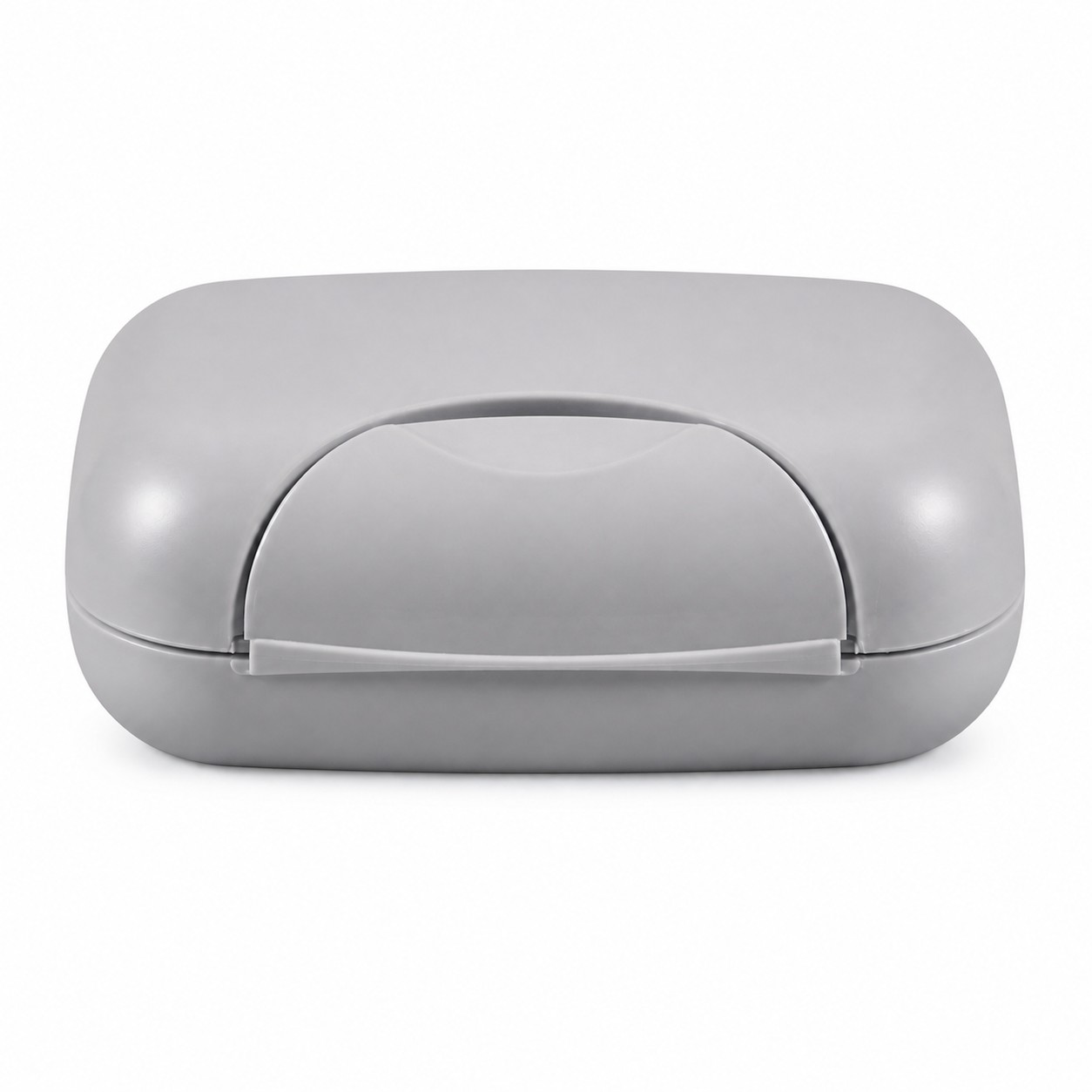 Portable ABS Buckle Soap Case — Gray