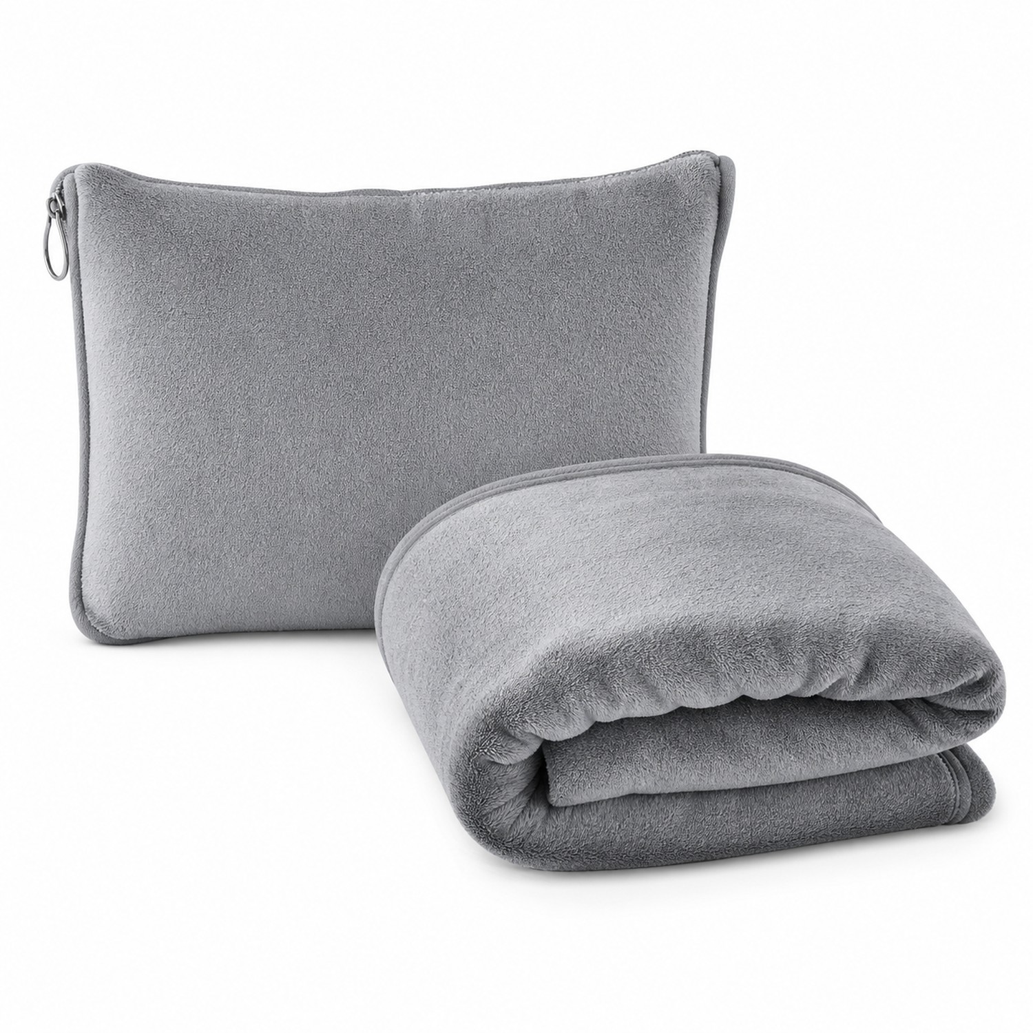 Fleece Travel Blanket Pouch Set — view 2