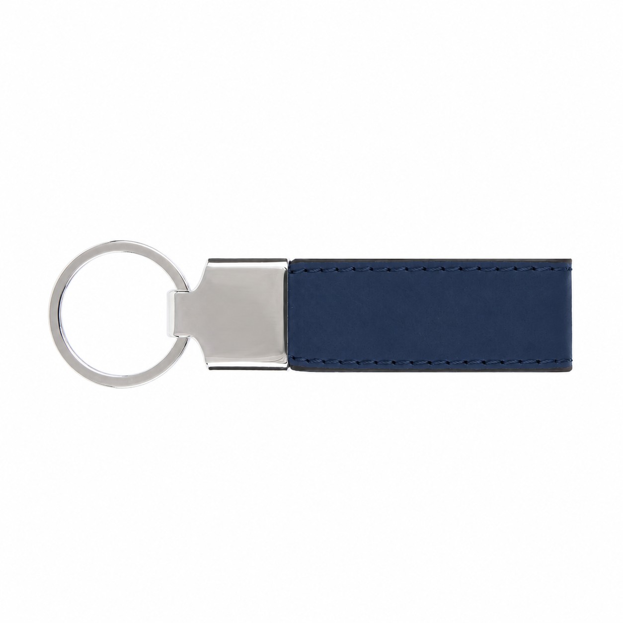 PU Leather Key Chain Strap — Dark Blue