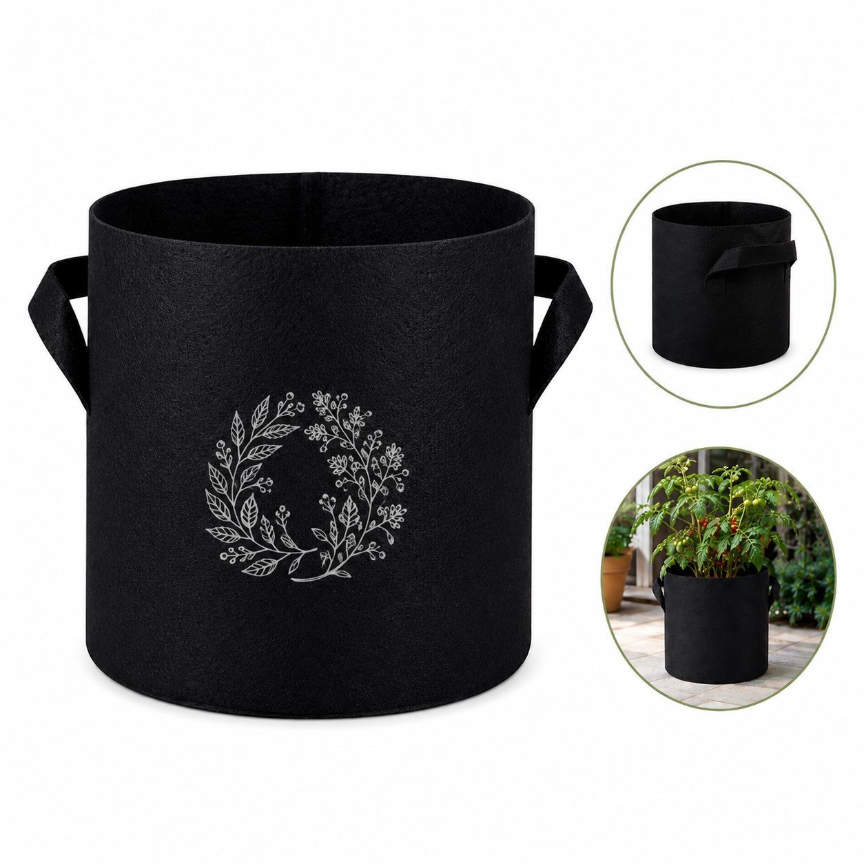 Handled Polypropylene Plant Grow Bag