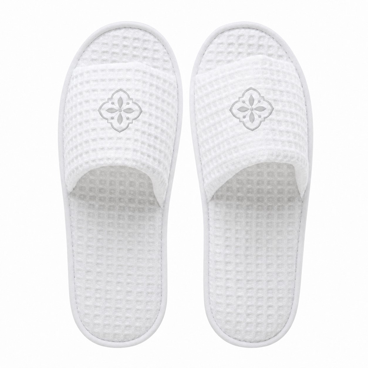 Closed Toe Coral Velvet Spa Slippers