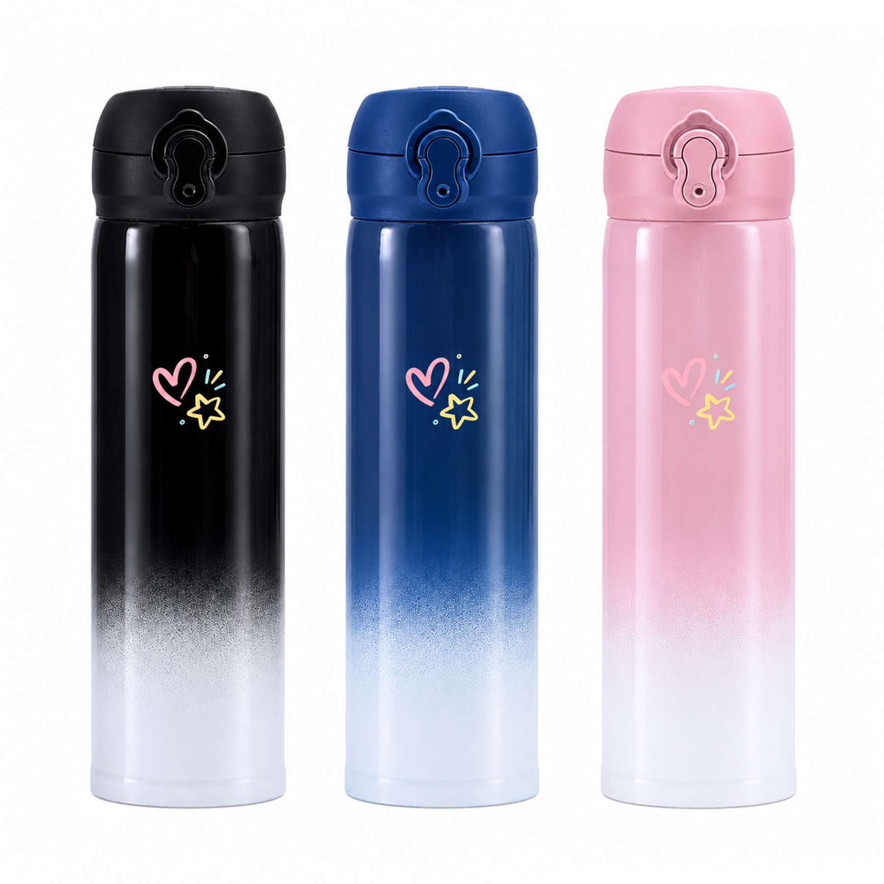 Polypropylene Gradient Cup With Flip Lid