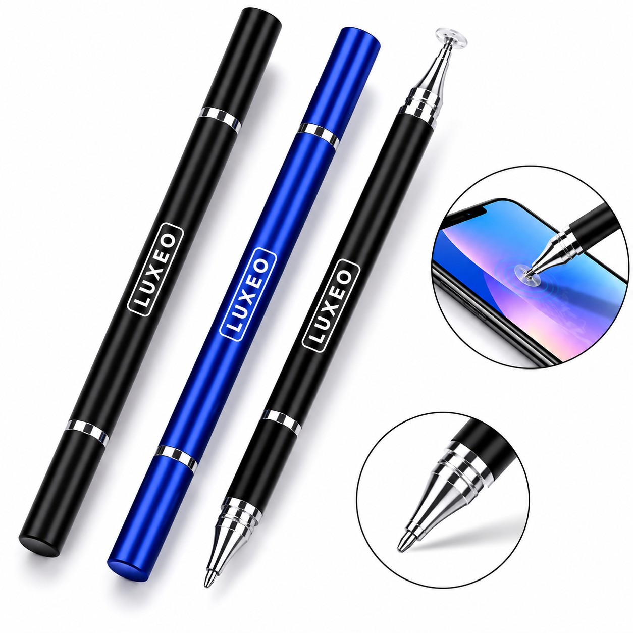 Disc Tip Plastic Stylus Pen
