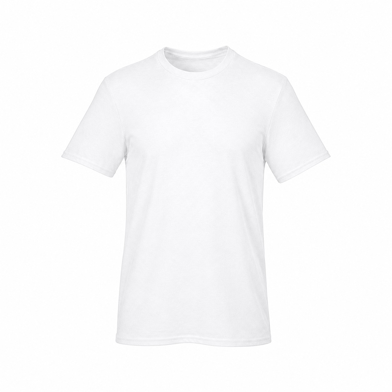 Cotton Crewneck T Shirt — White