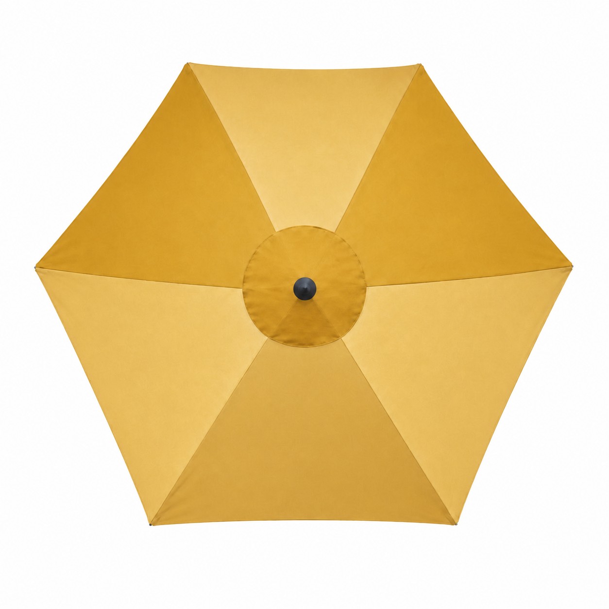 7' Vented Steel Market Umbrella — Brass Gold