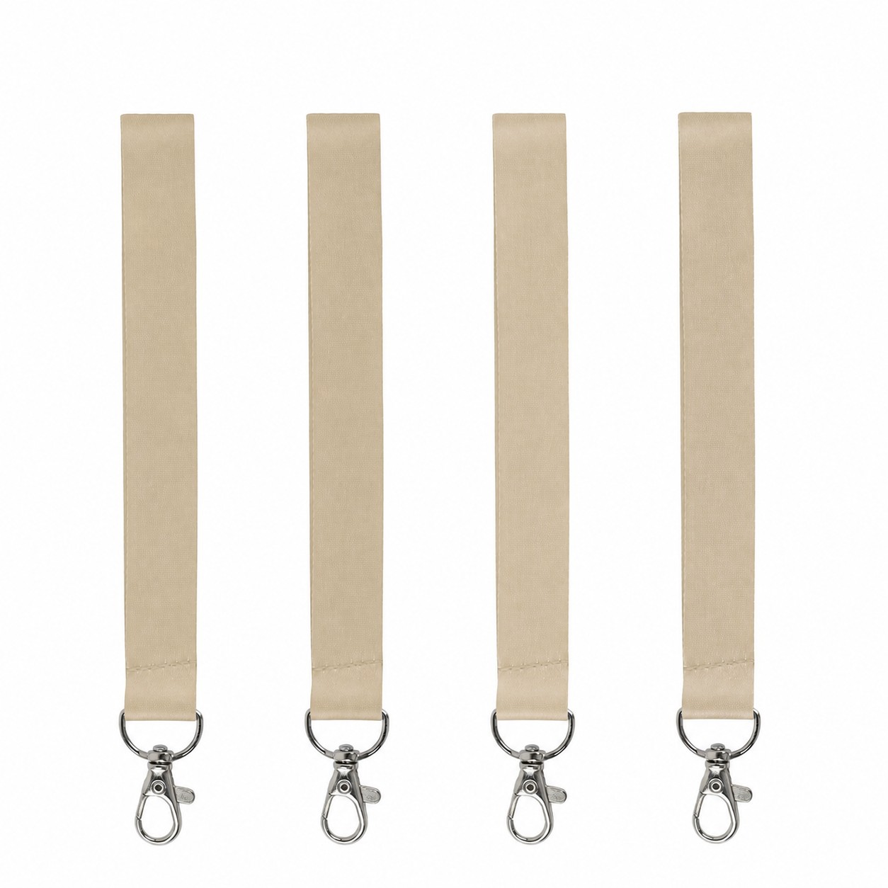 Polyester Wrist Keychain Strap — Beige