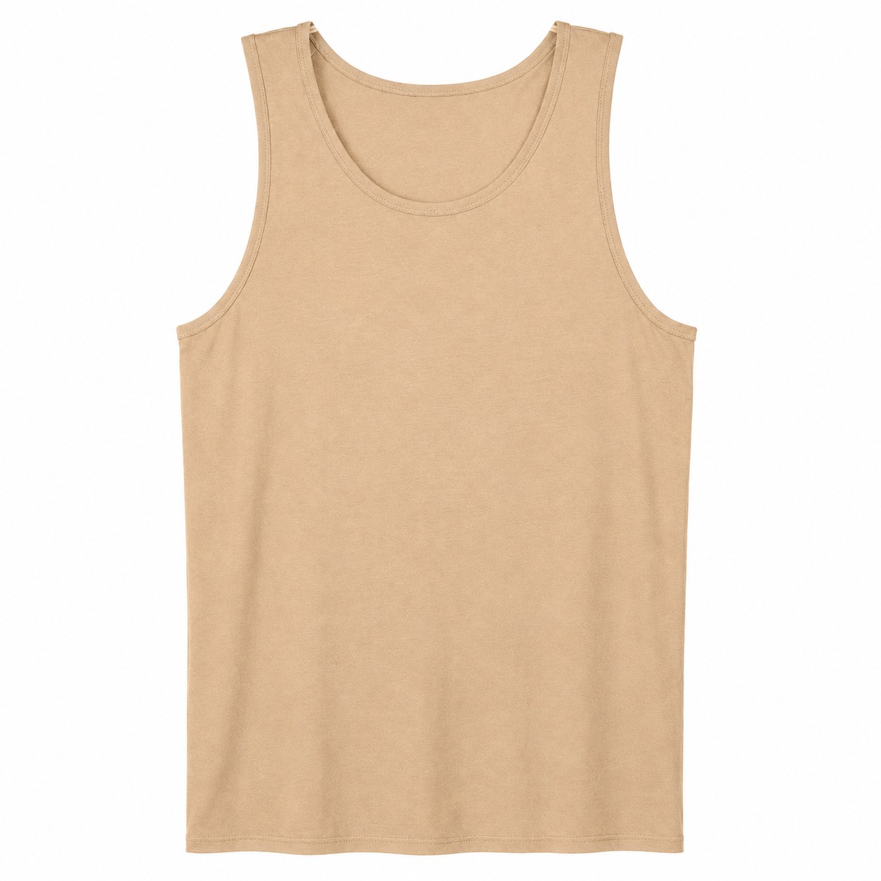 Ladies Mesh Half Zip Polyester Pullover — Tan Beige