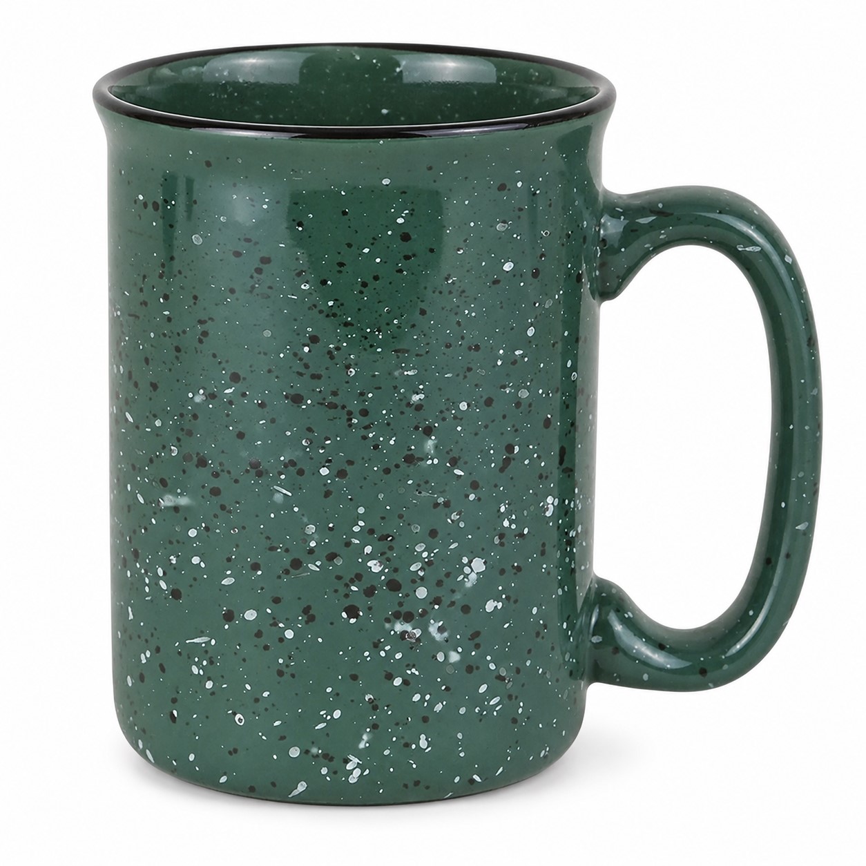 Speckled Ceramic Camp Mug With Handle — view 2