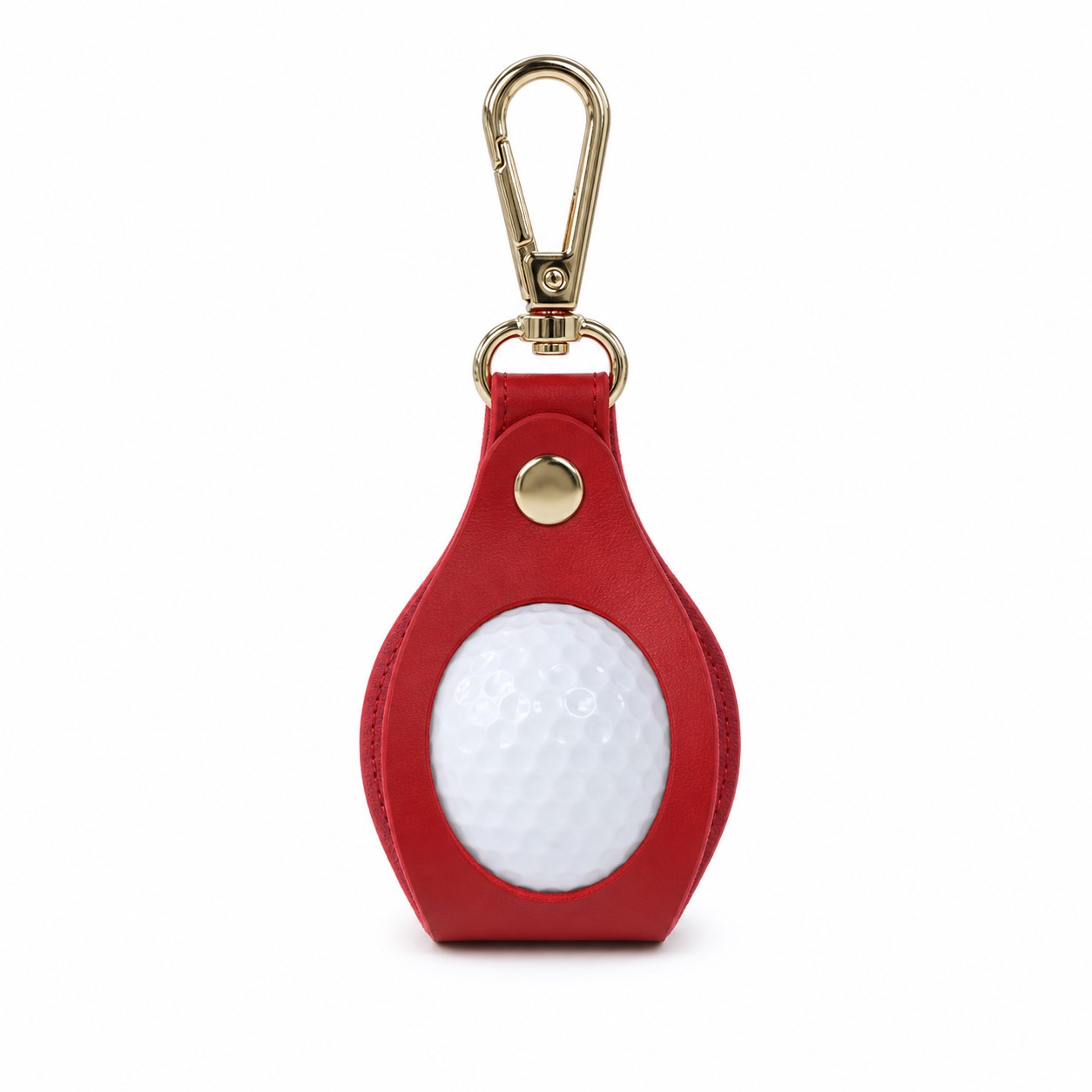 Single Ball PU Leather Golf Pouch — view 2