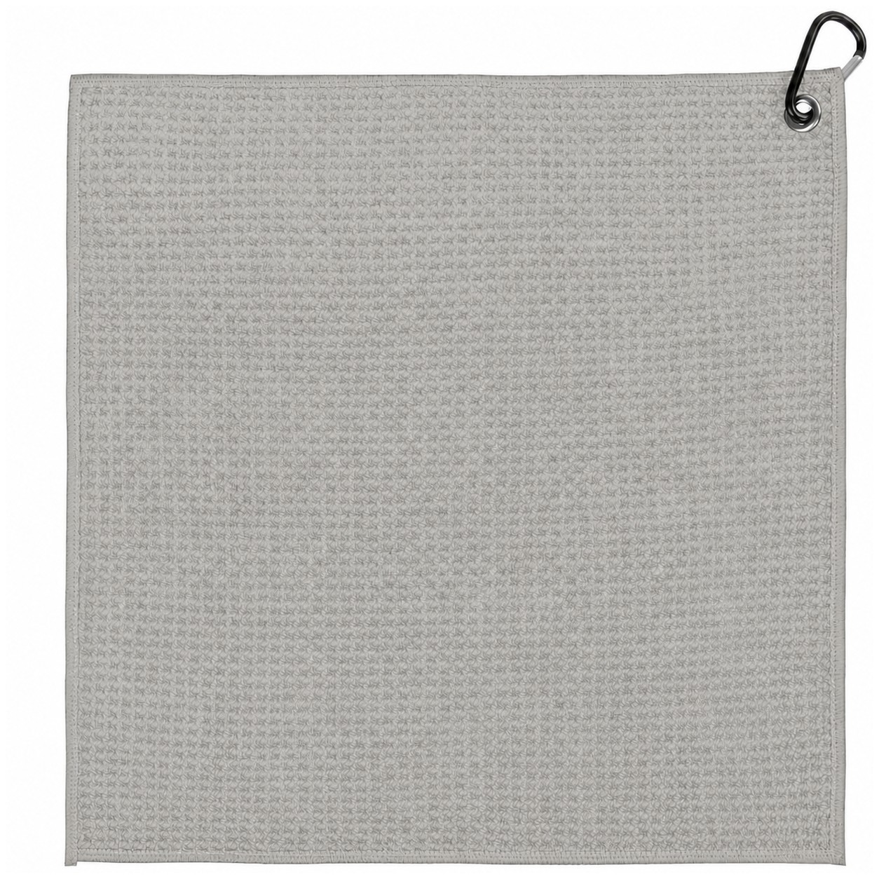 Waffle Polyester Golf Towel — Nickel Silver