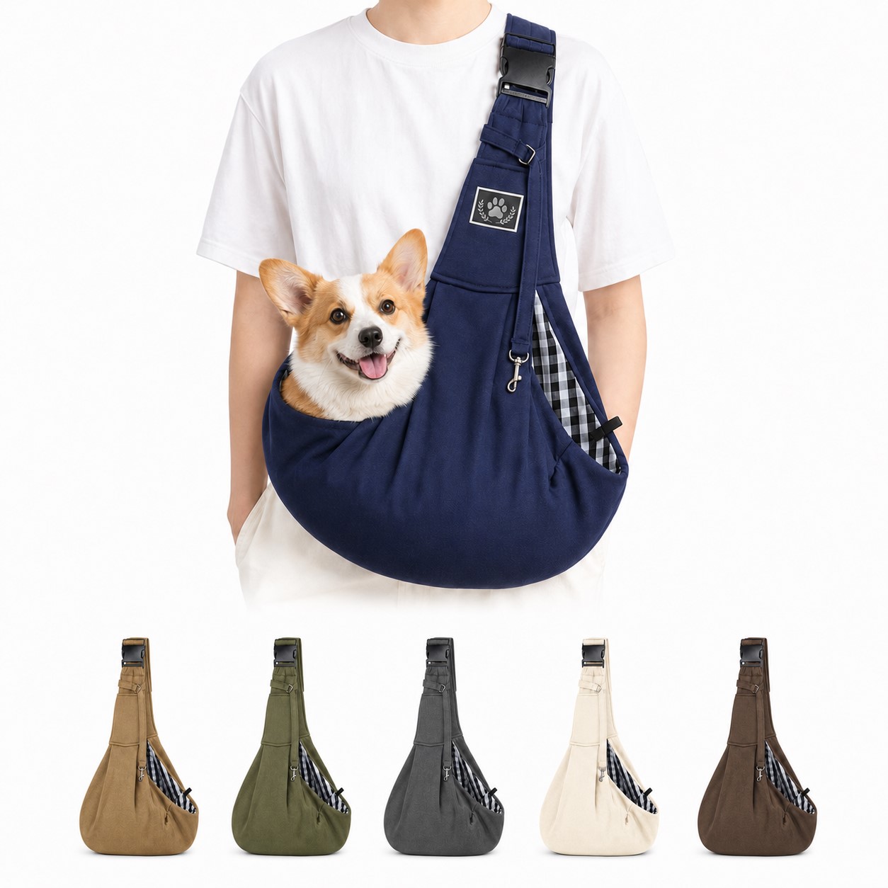 Adjustable Polyester Pet Carrier Bag