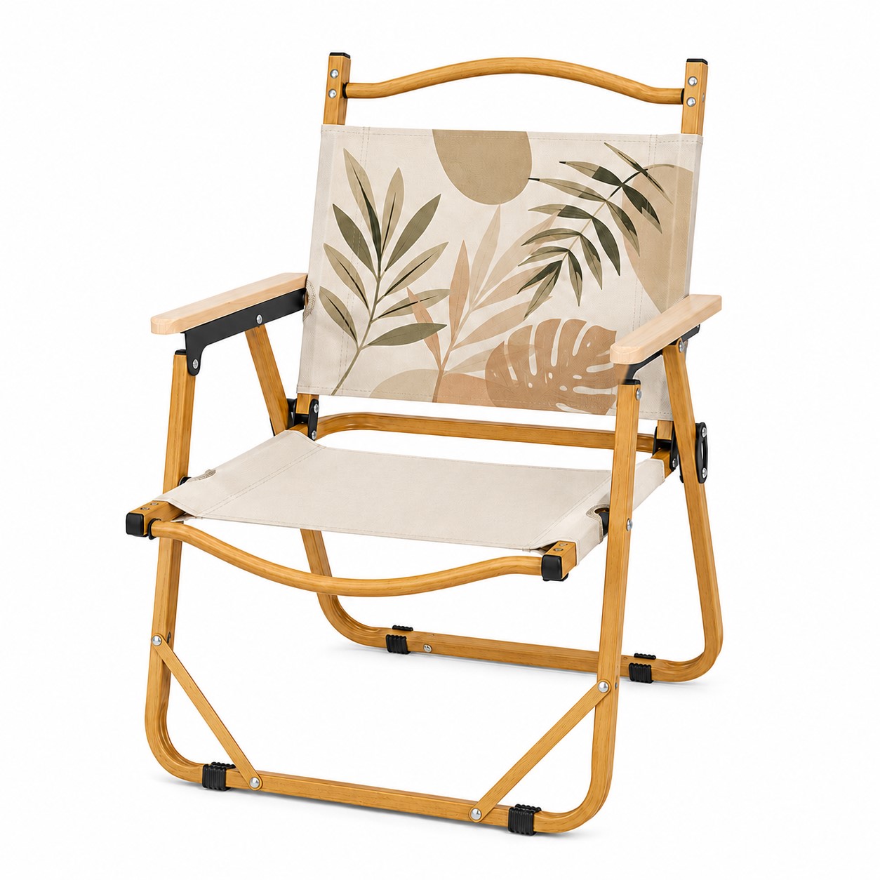 Foldable Aluminum Sling Chair With Oxford Fabric