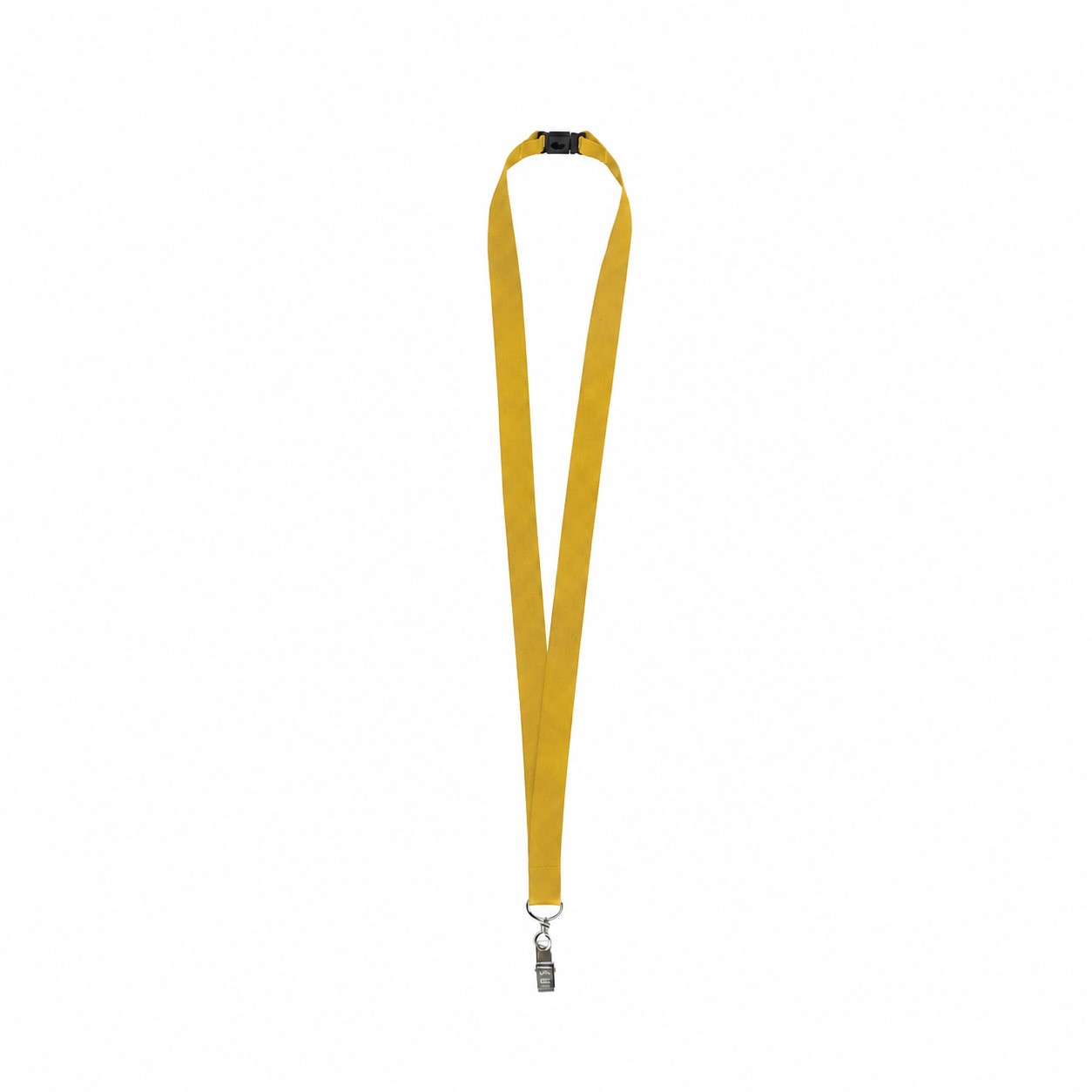 Rear Breakaway Bulldog Clip Lanyard — Gold