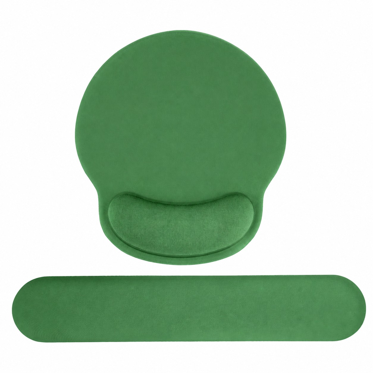 Ergonomic Mouse Pad Wrist Rest Set — Green