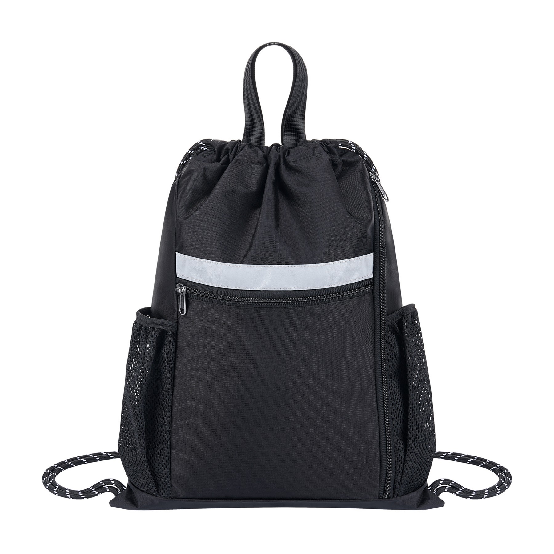 Nylon Reinforced Handles Drawstring Bag — view 2