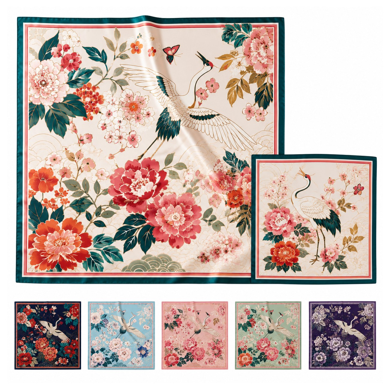 Washable Satin Square Bandanna