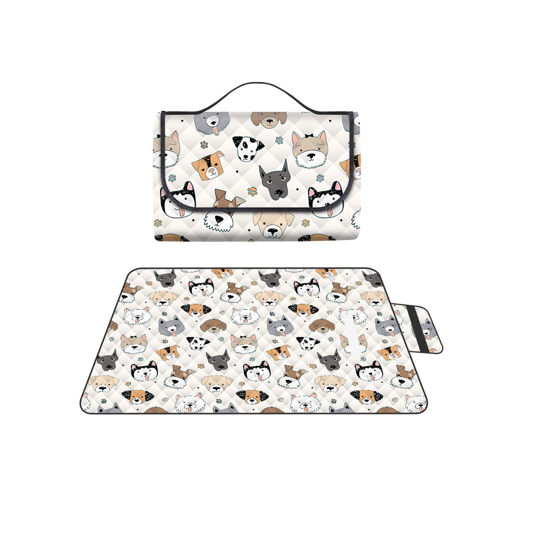 PEVA Picnic Blanket With Carry Flap — view 2