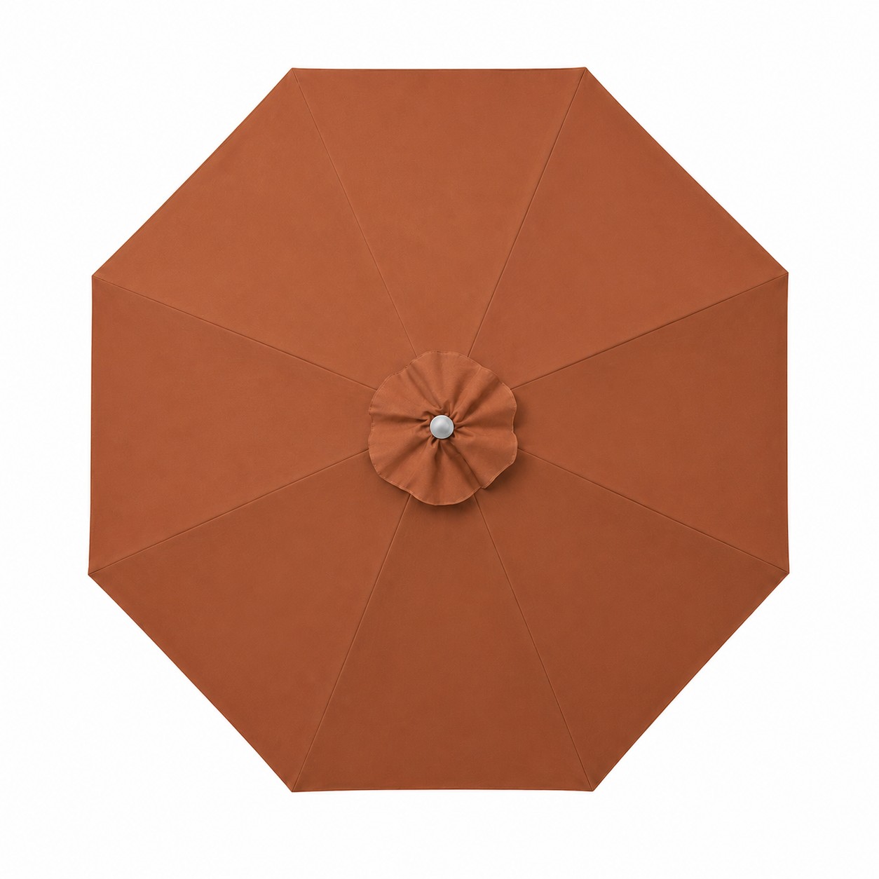 Nine Foot Commercial Market Umbrella — Copper Brown