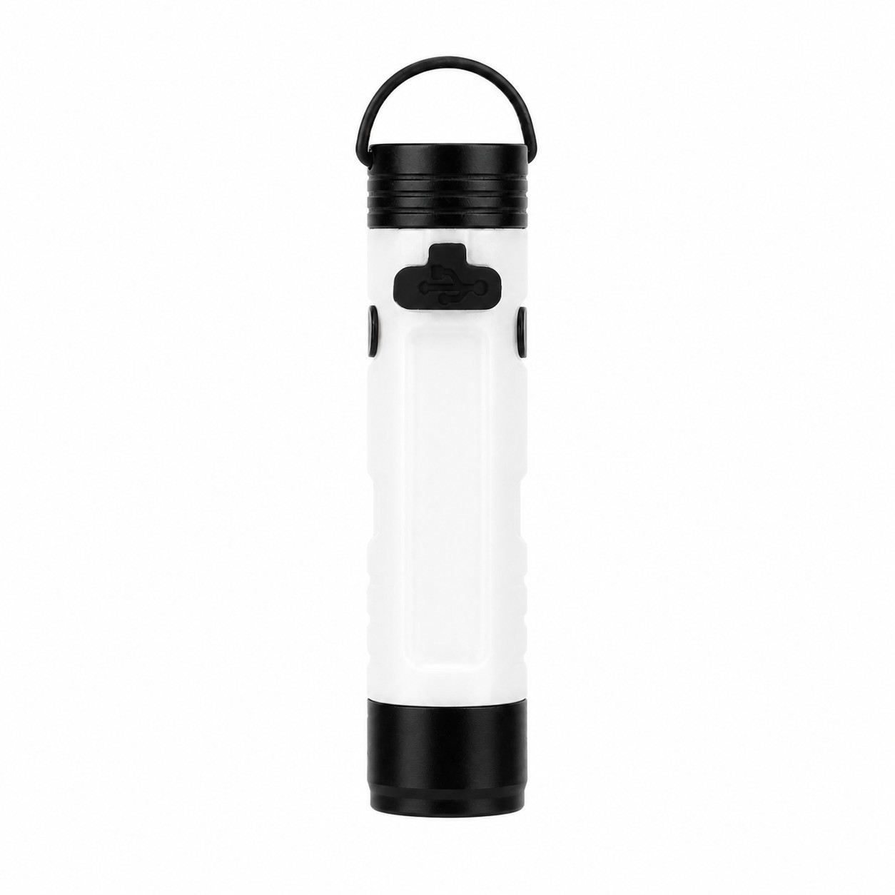 Magnetic Clip Camping Flashlight — White